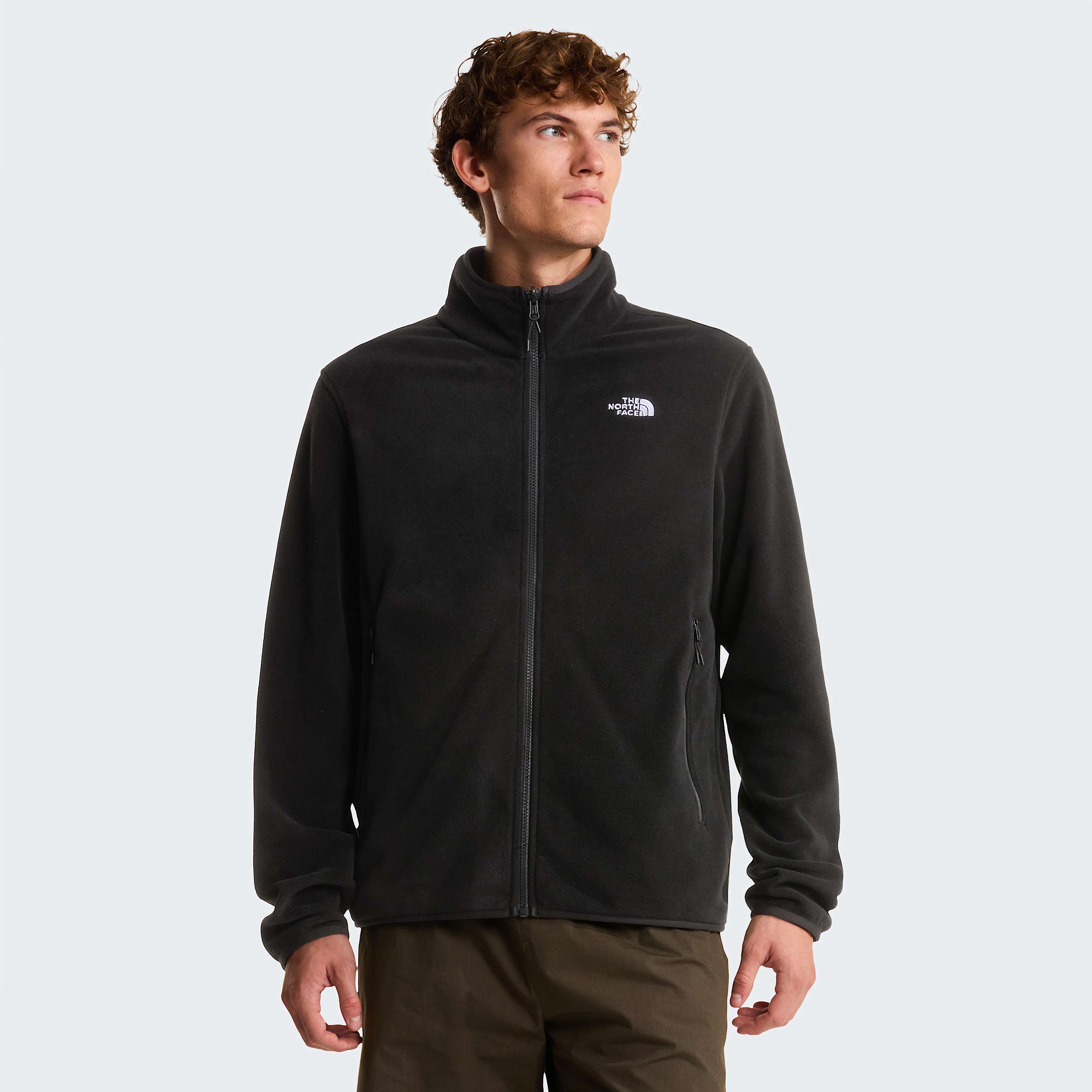 Pile Glacier con cerniera integrale da uomo TNF TNF Black HERO