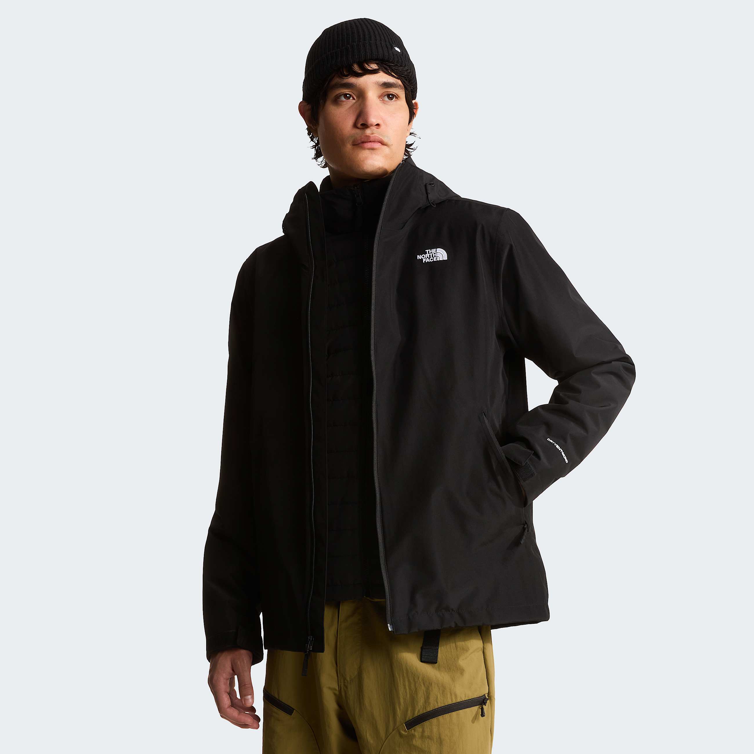 Giacca 3 in 1 con cappuccio Carto Mono Triclimate da uomo TNF TNF Black ALT11