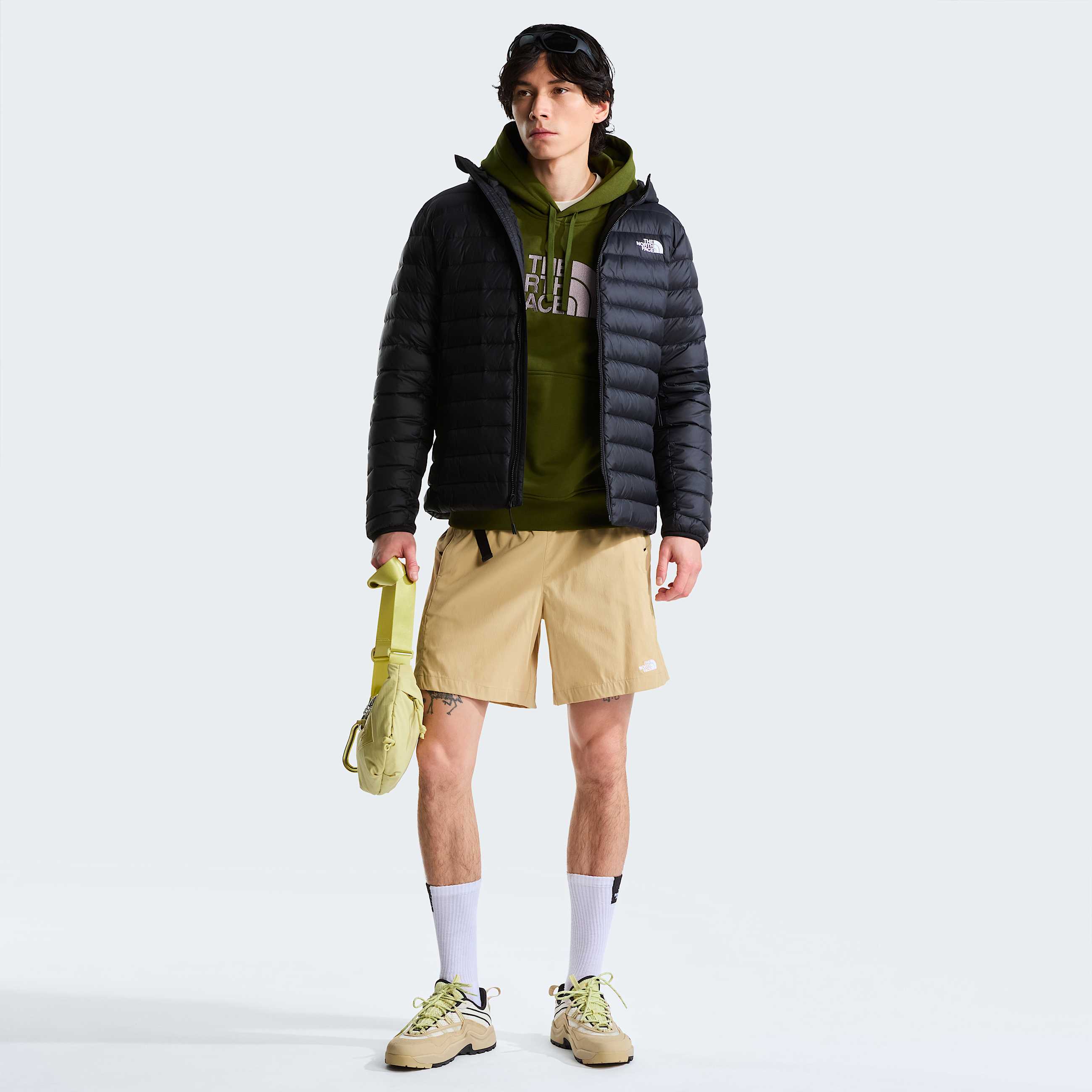 Classicdonsjas met capuchon voor heren TNF TNF Black ALT1