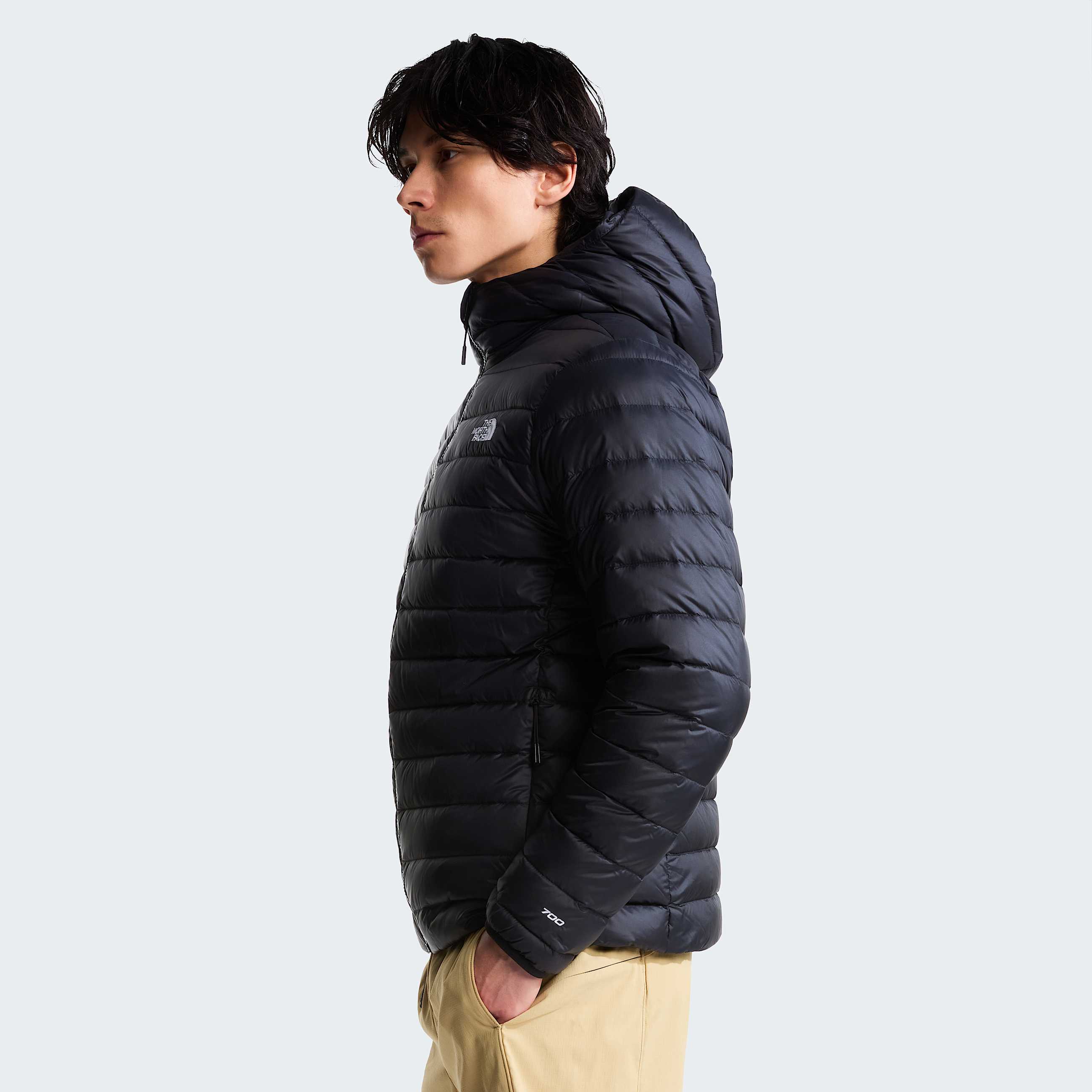 Classicdonsjas met capuchon voor heren TNF TNF Black ALT2