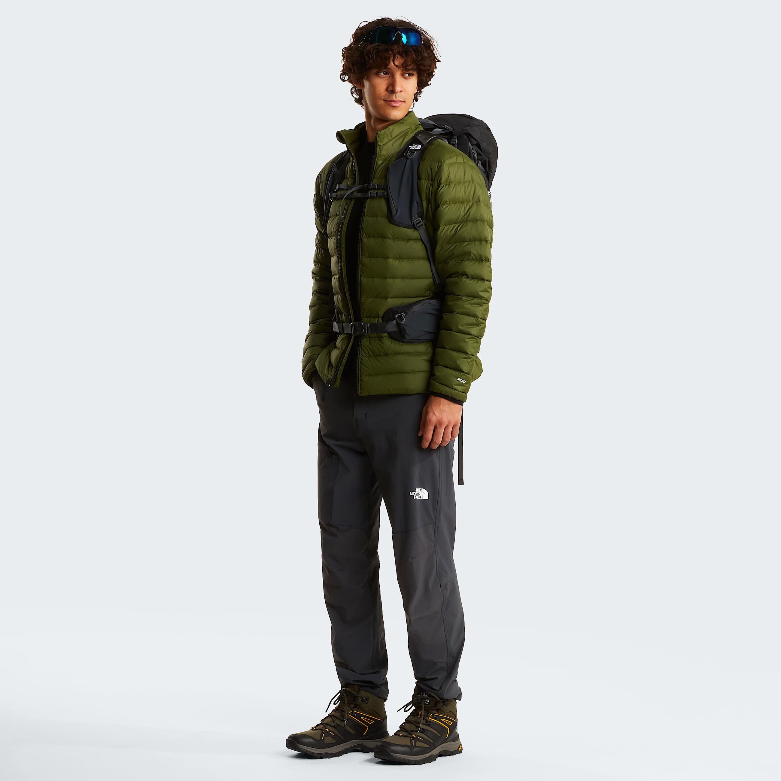 Pov bunda Classic pro pny TNF Woodland Green ALT1