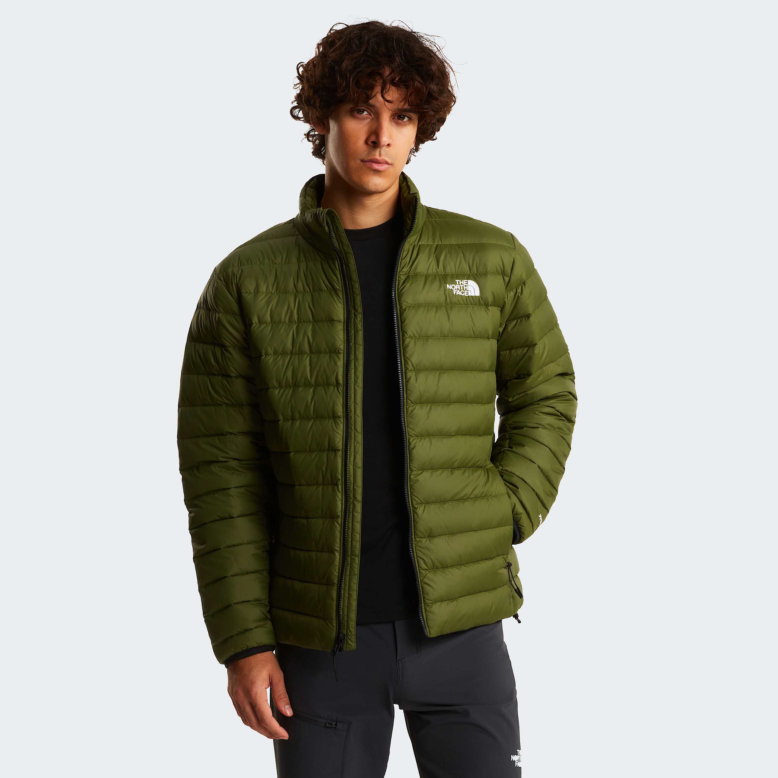 Pov bunda Classic pro pny TNF Woodland Green ALT4