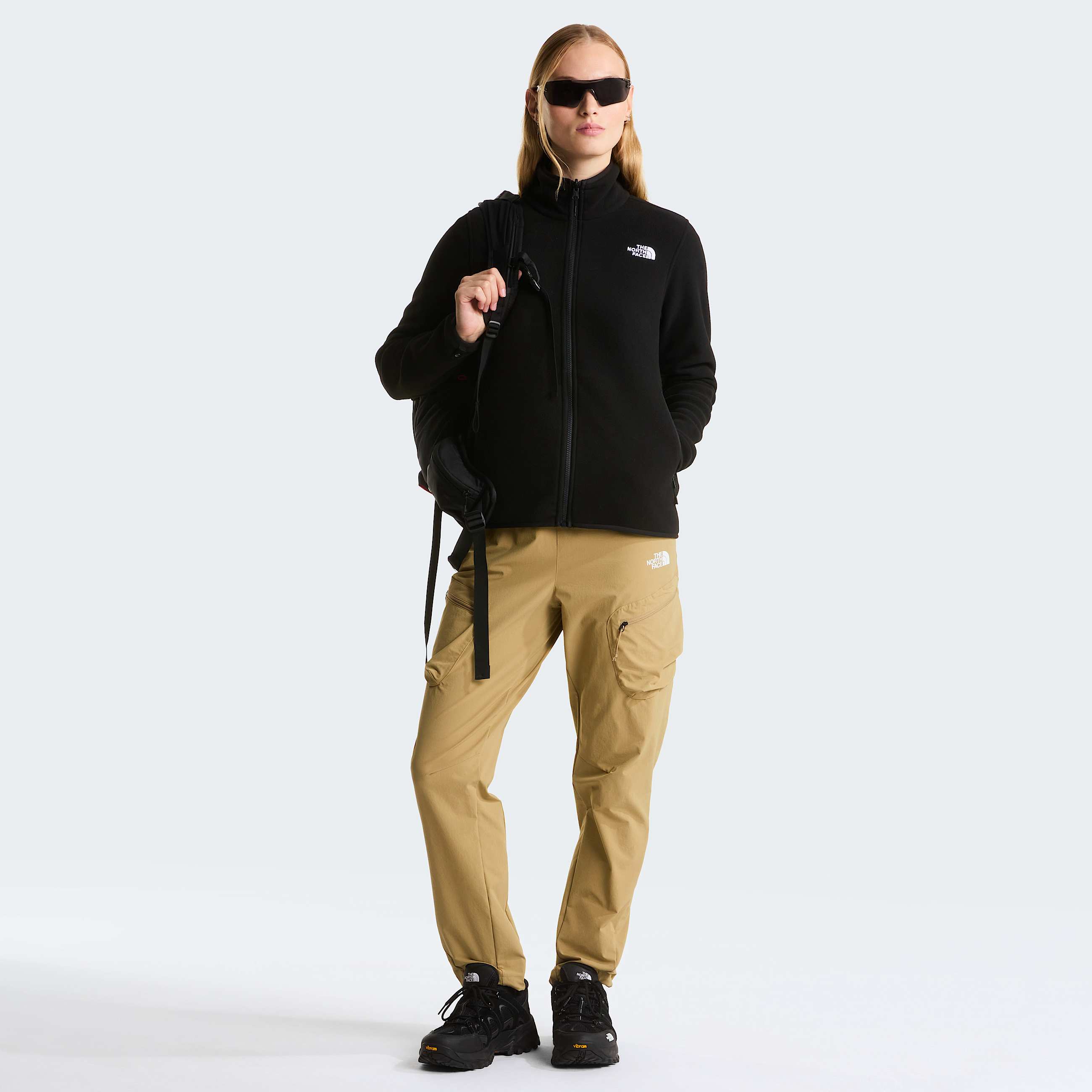 Casaco polar Glacier para mulher TNF TNF Black ALT1
