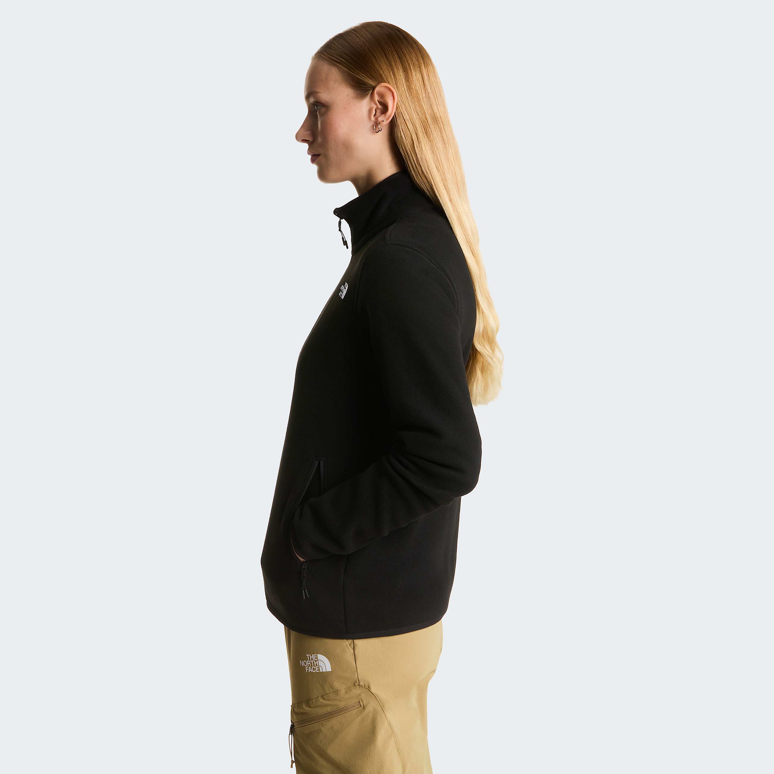 Casaco polar Glacier para mulher TNF TNF Black ALT2