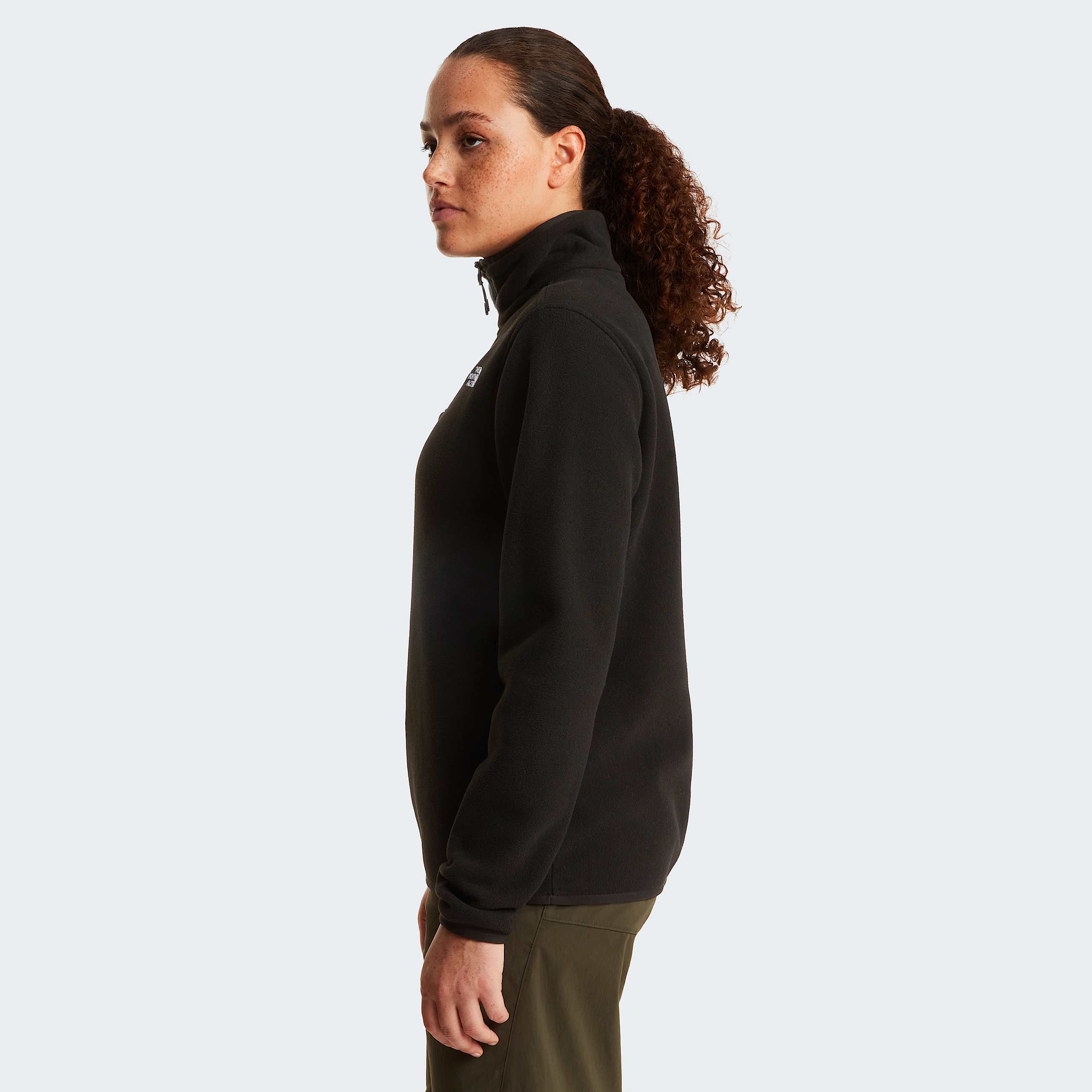 Forro polar con cremallera de 14 Glacier para mujer TNF TNF Black ALT2