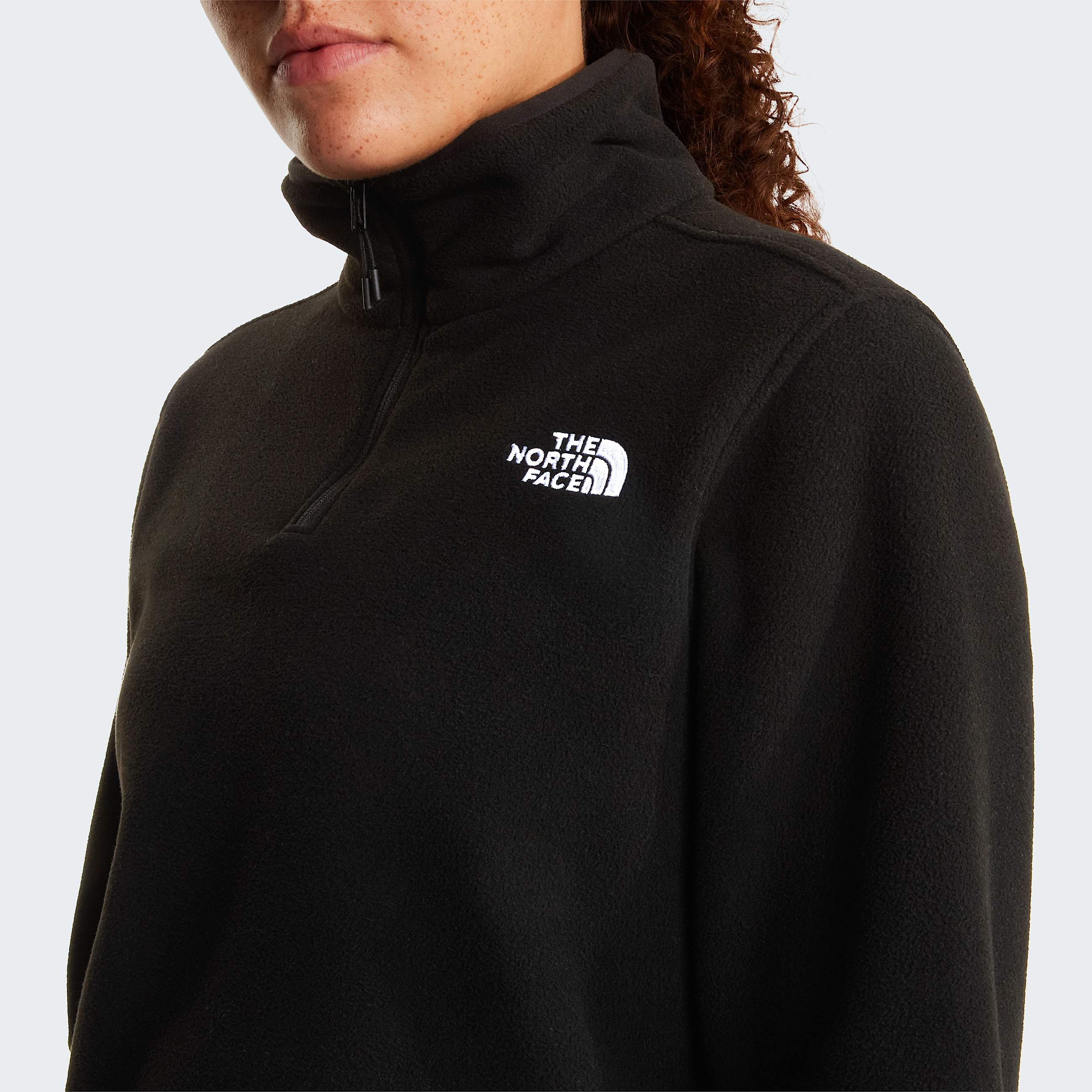 Forro polar con cremallera de 14 Glacier para mujer TNF TNF Black ALT4