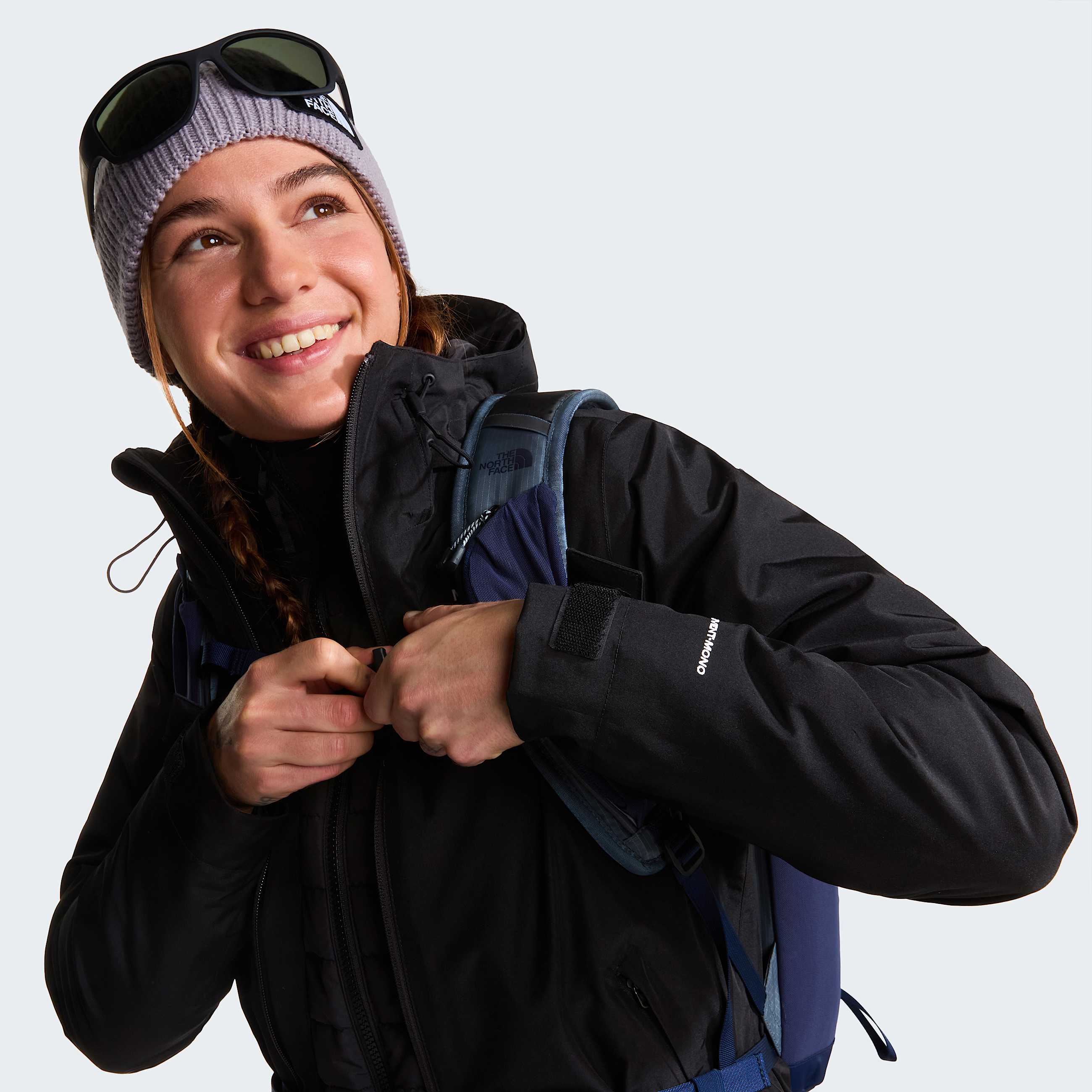 Womens Carto Mono Triclimate 3in1 Hooded Jacket TNF TNF Black ALT12