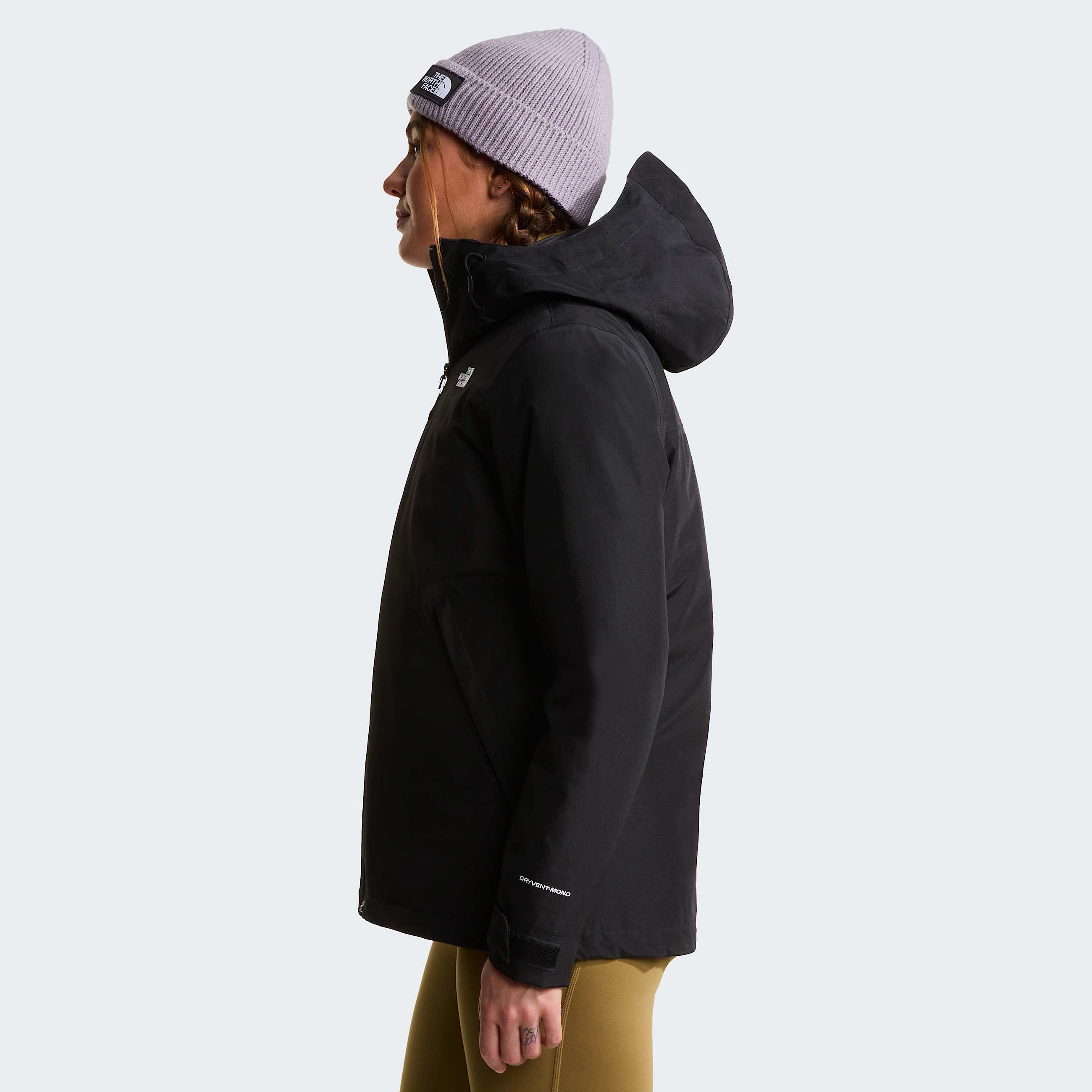 Womens Carto Mono Triclimate 3in1 Hooded Jacket TNF TNF Black ALT2