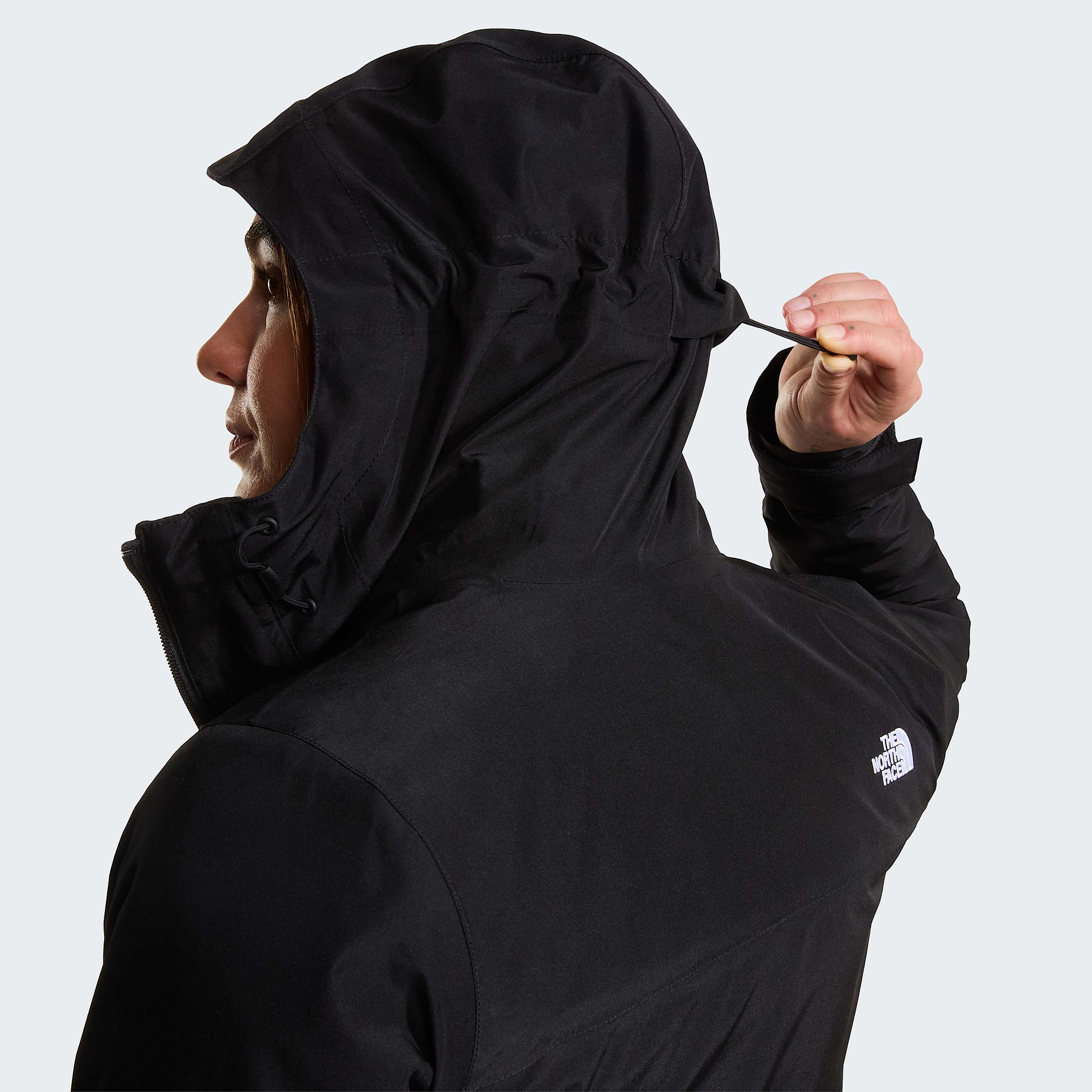 Womens Carto Mono Triclimate 3in1 Hooded Jacket TNF TNF Black ALT7