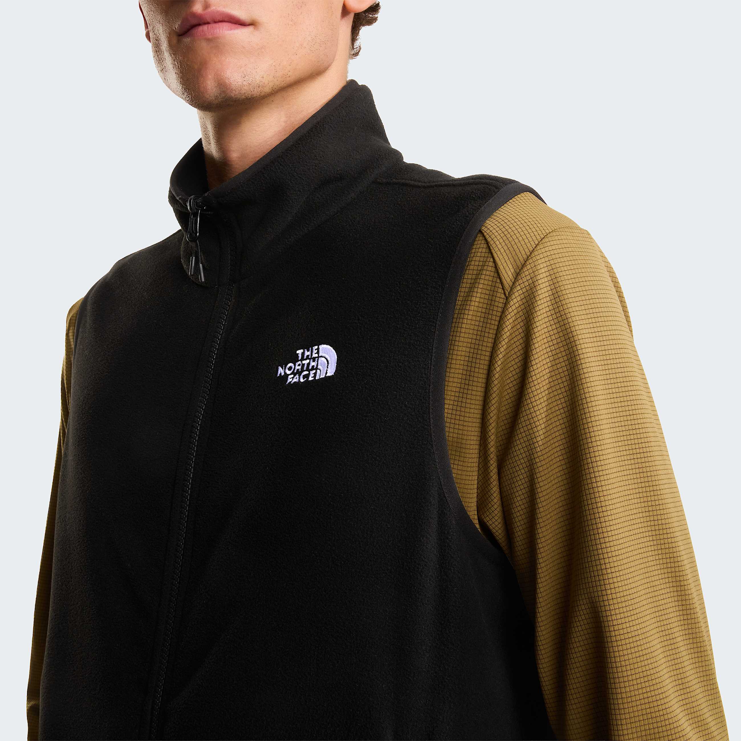 Mens Glacier Fleece Vest TNF TNF Black ALT5