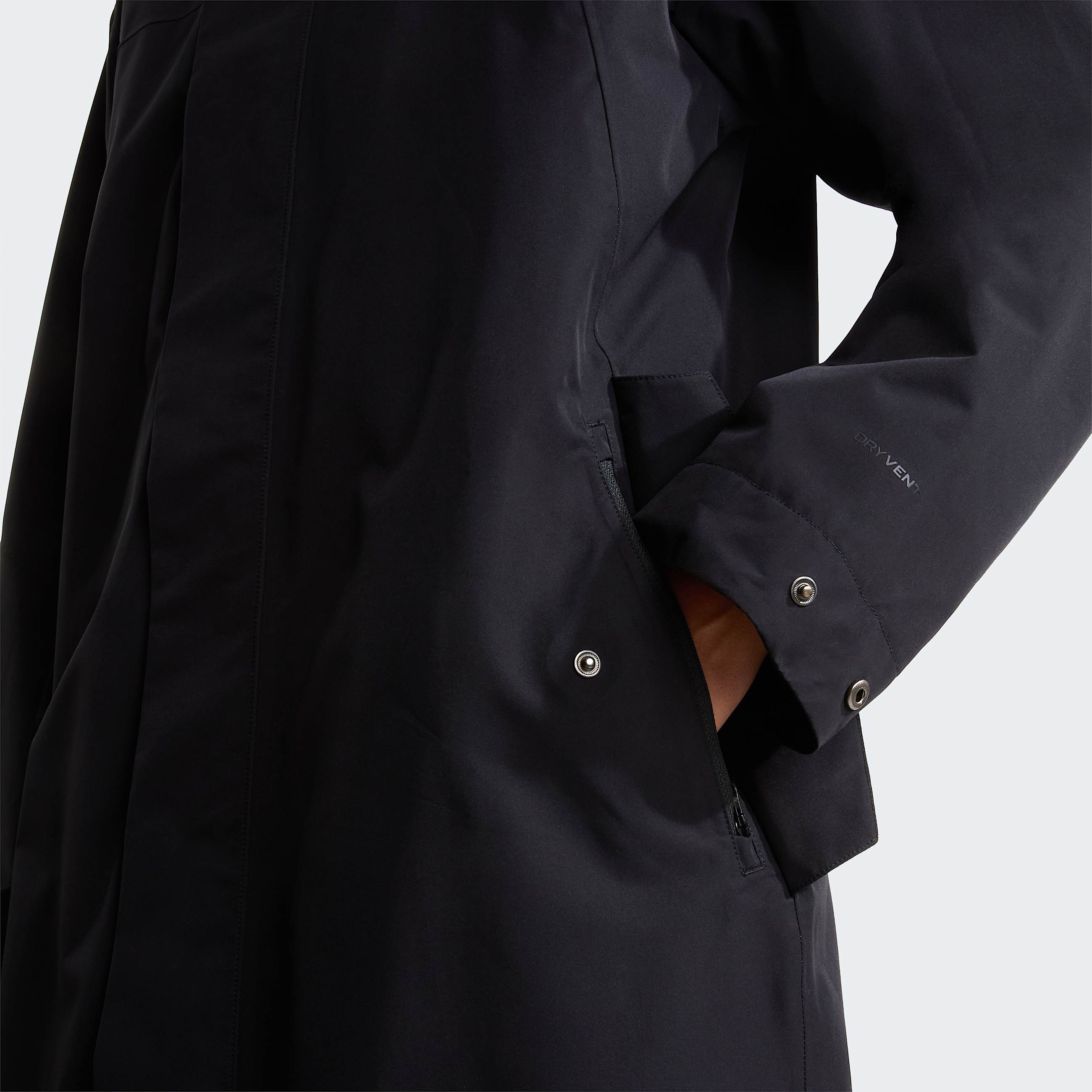 Parka de camada exterior impermevel Nukabira para mulher TNF ALT7