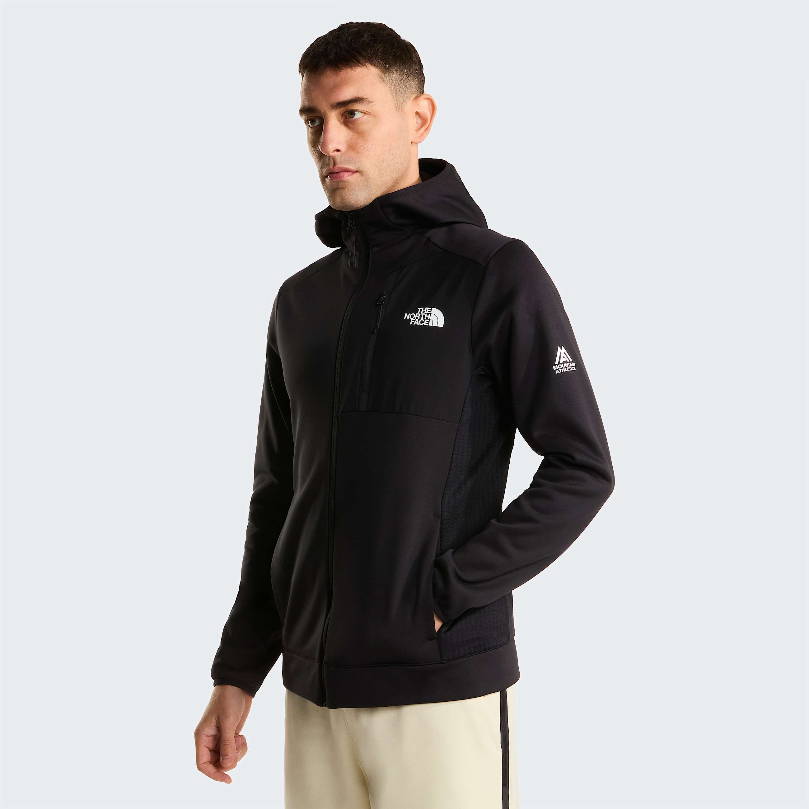 Mens Mountain Athletics Hooded Fleece TNF TNF Black HERO