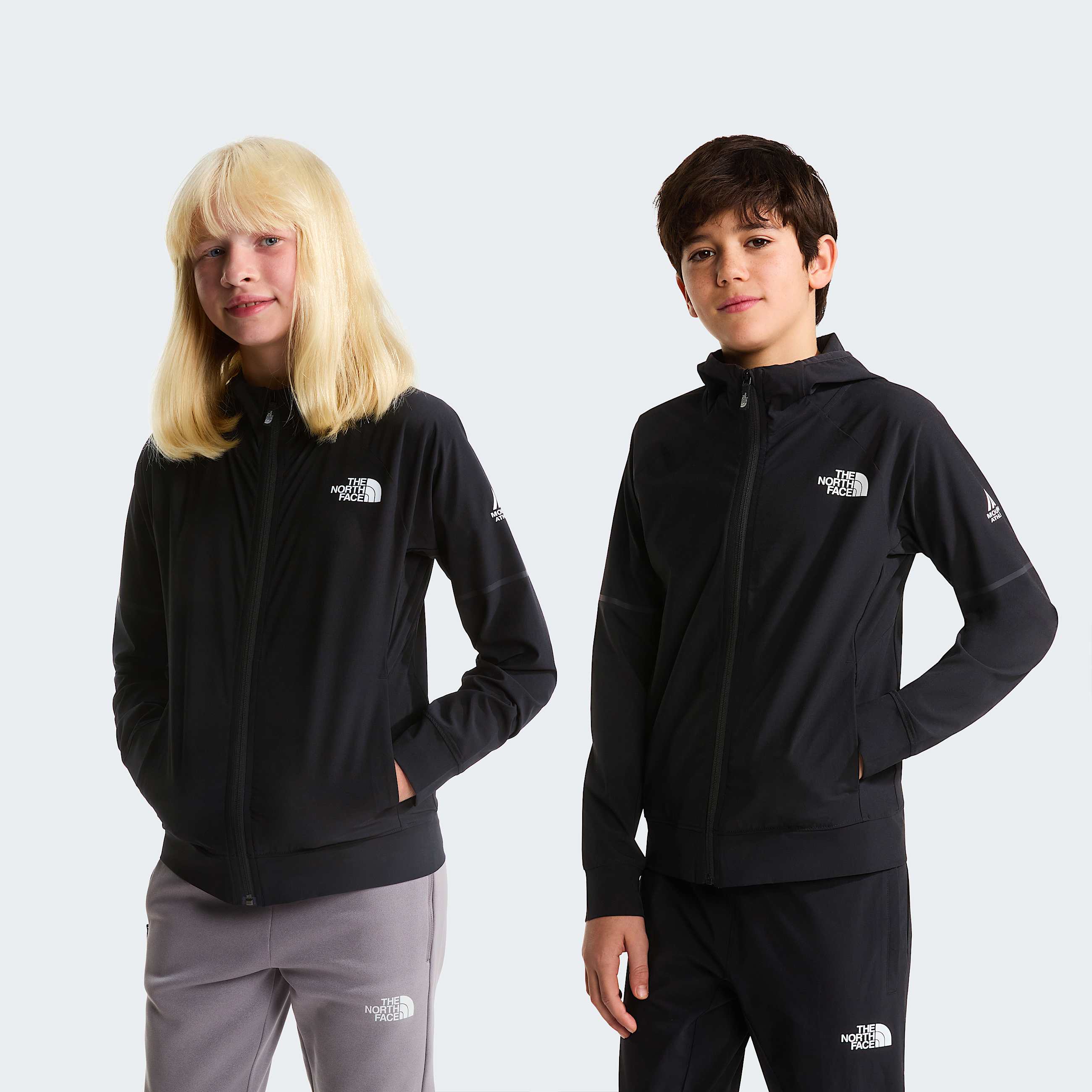 Teens Mountain Athletics Woven Jacket TNF TNF Black HERO