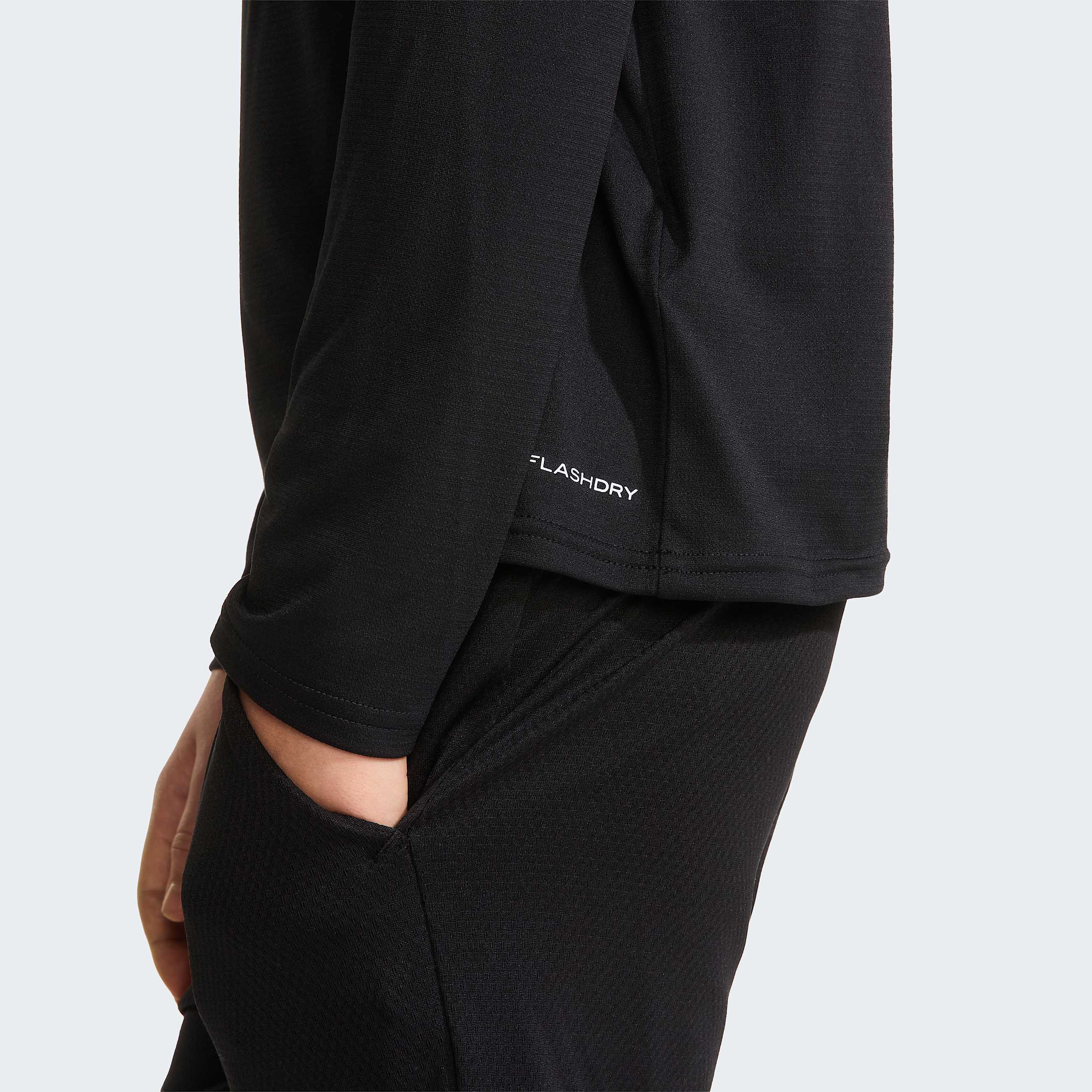 Teens 247 LongSleeve TShirt TNF TNF Black ALT5