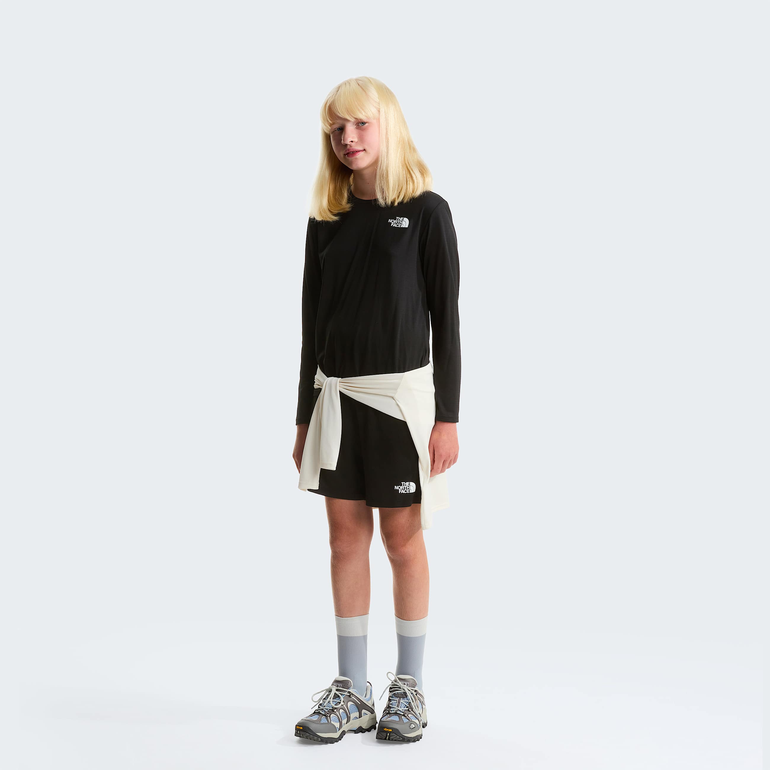 Teens 247 LongSleeve TShirt TNF TNF Black ALT7