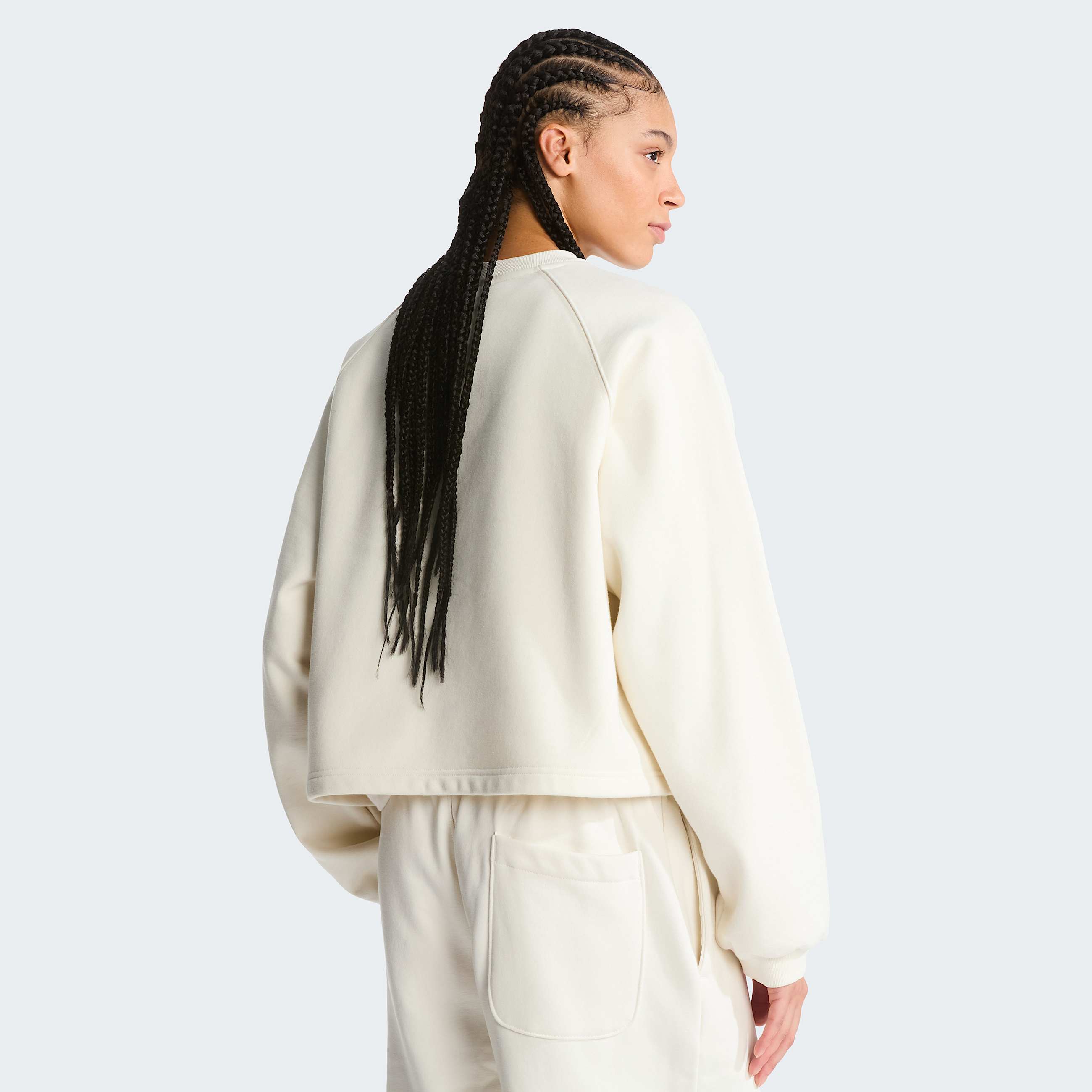 Womens Red Box Sweatshirt TNF ALT3