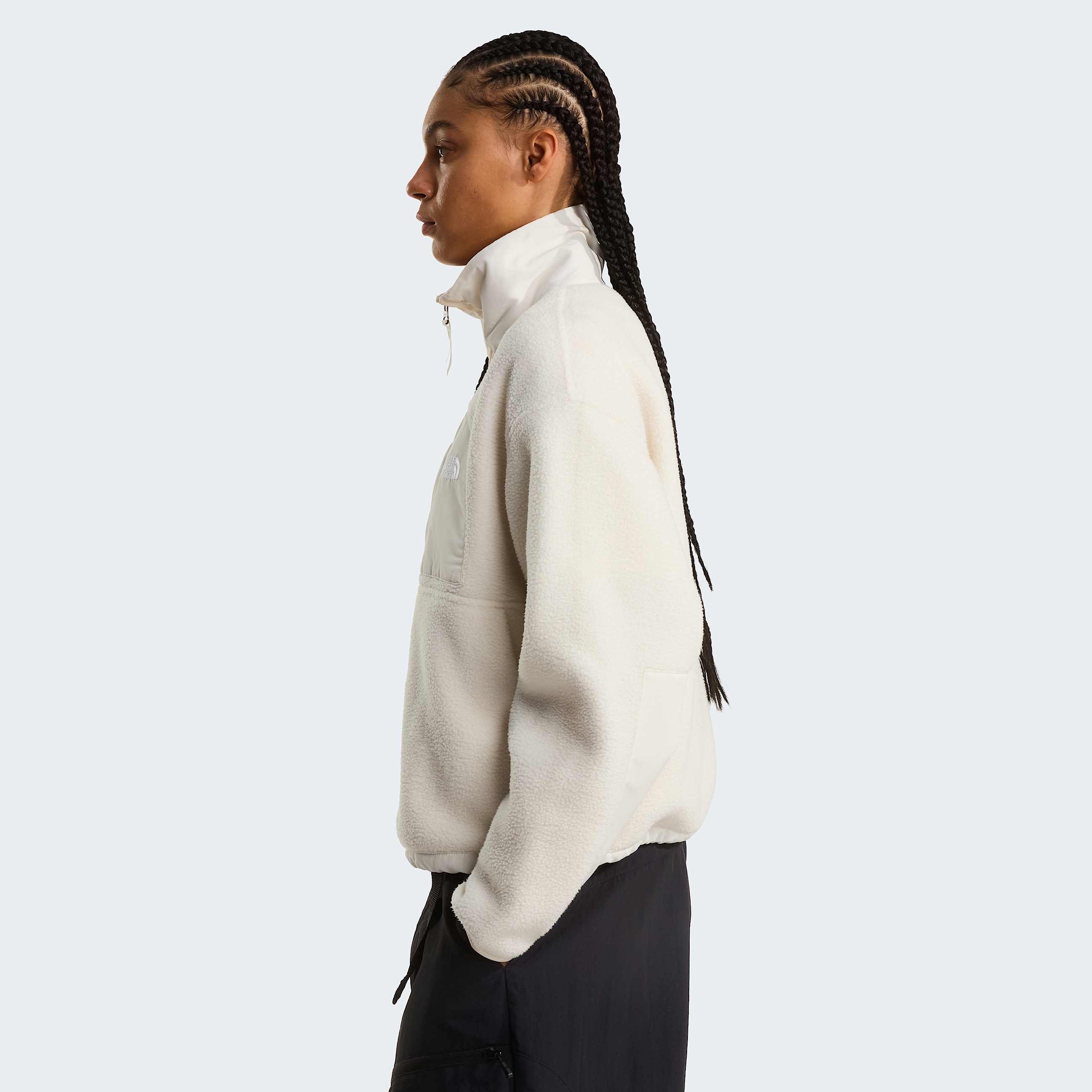 Chaqueta polar con cremallera integral Yumiori OffPeak para mujer TNF White Dune ALT2