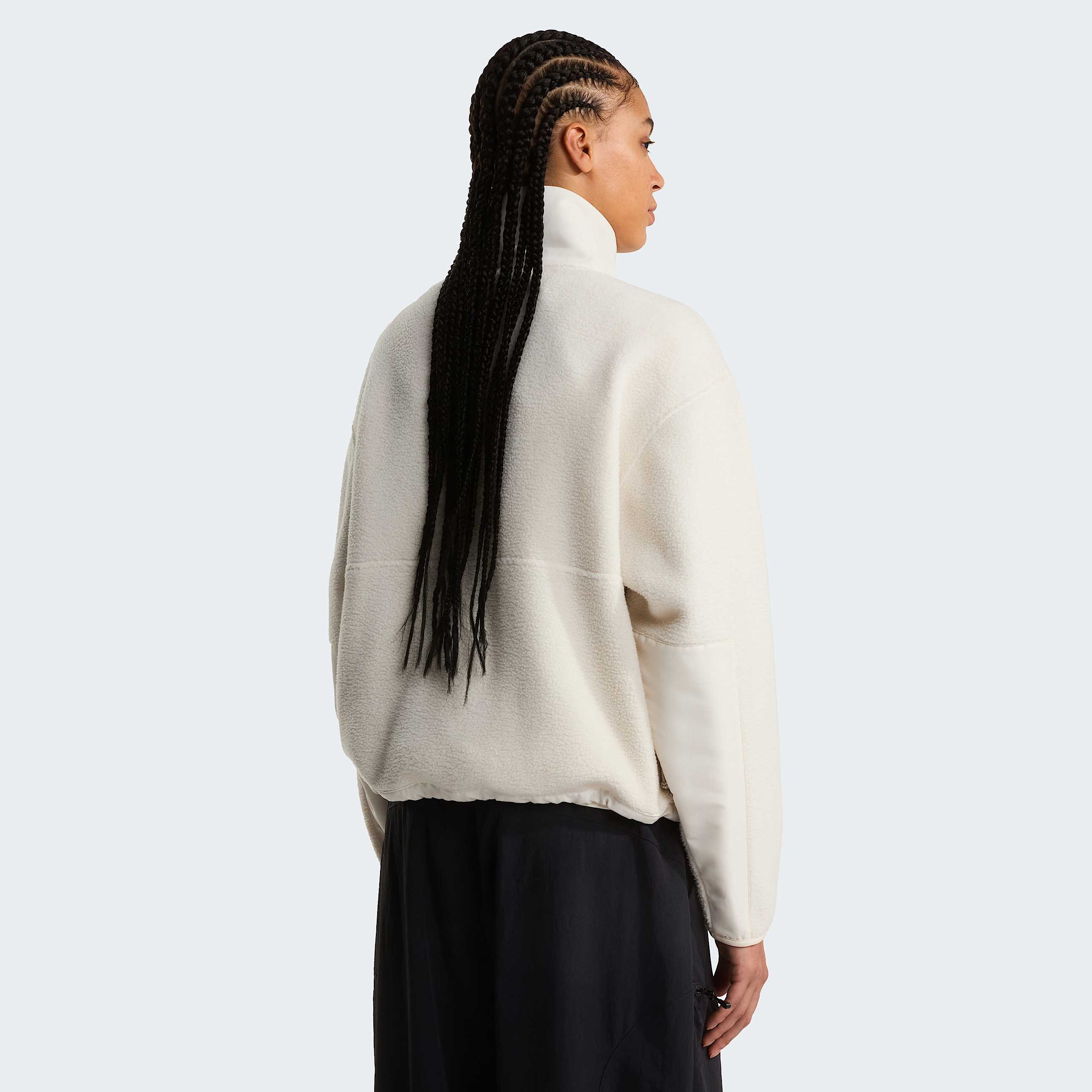 Chaqueta polar con cremallera integral Yumiori OffPeak para mujer TNF White Dune ALT3