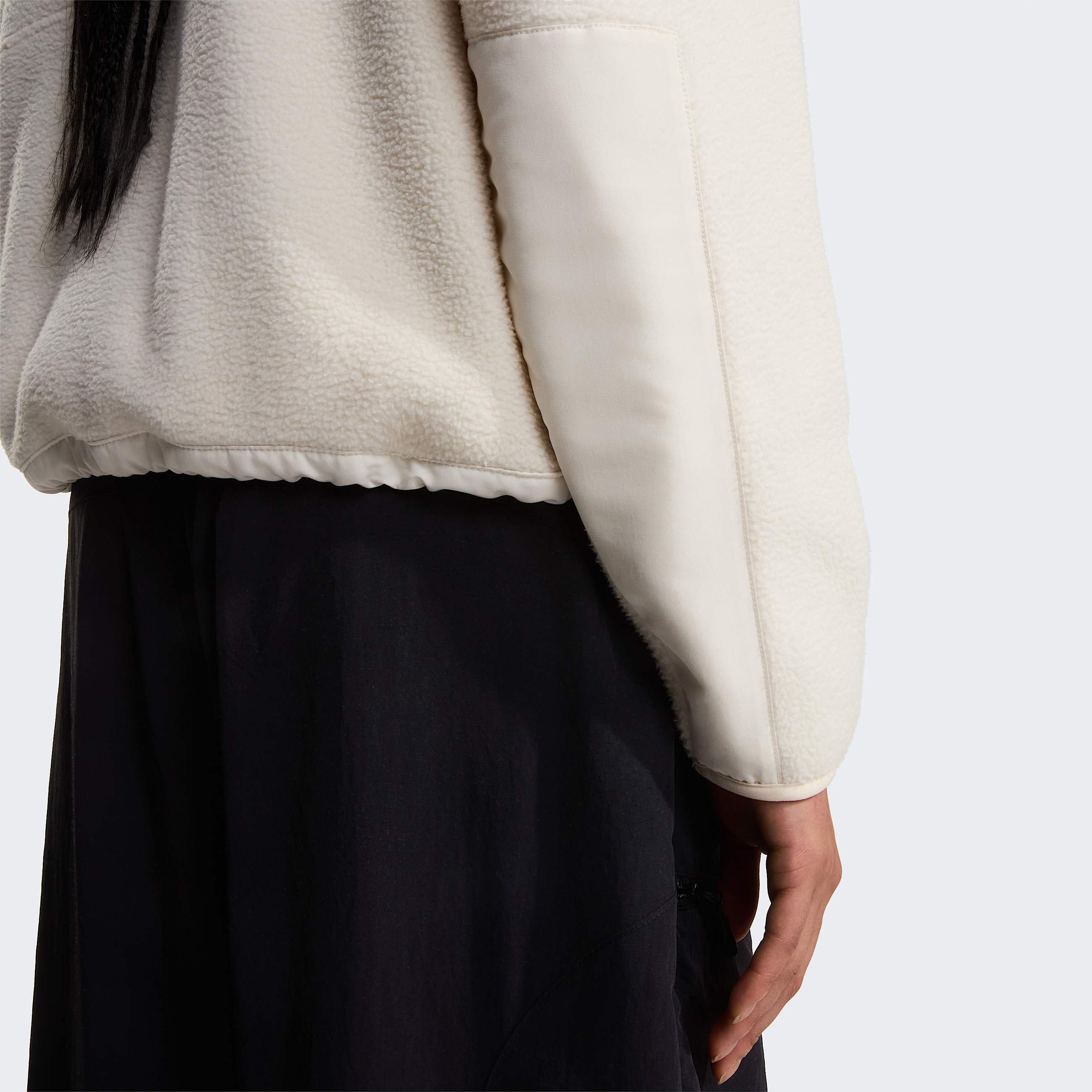 Chaqueta polar con cremallera integral Yumiori OffPeak para mujer TNF White Dune ALT7