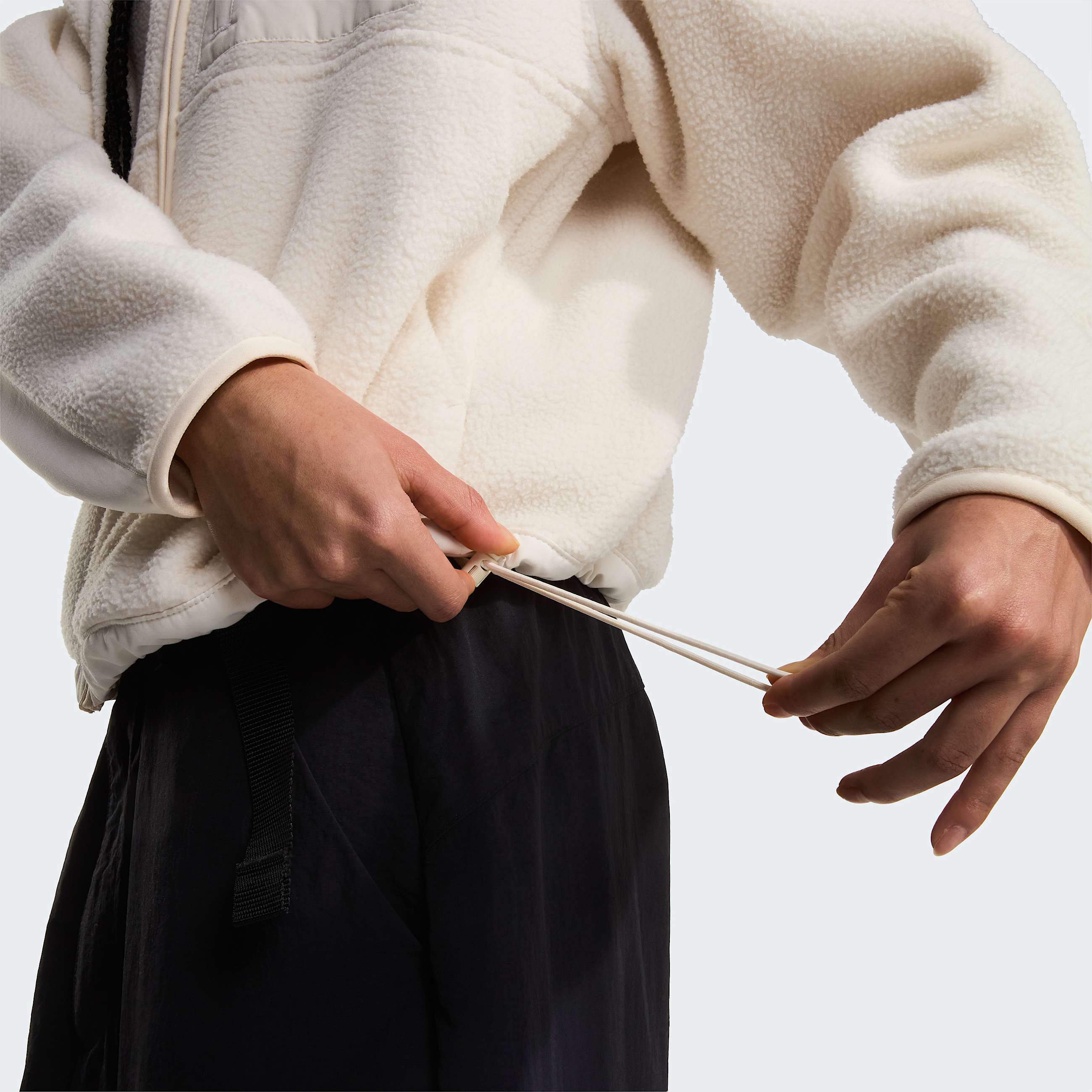 Chaqueta polar con cremallera integral Yumiori OffPeak para mujer TNF White Dune ALT8