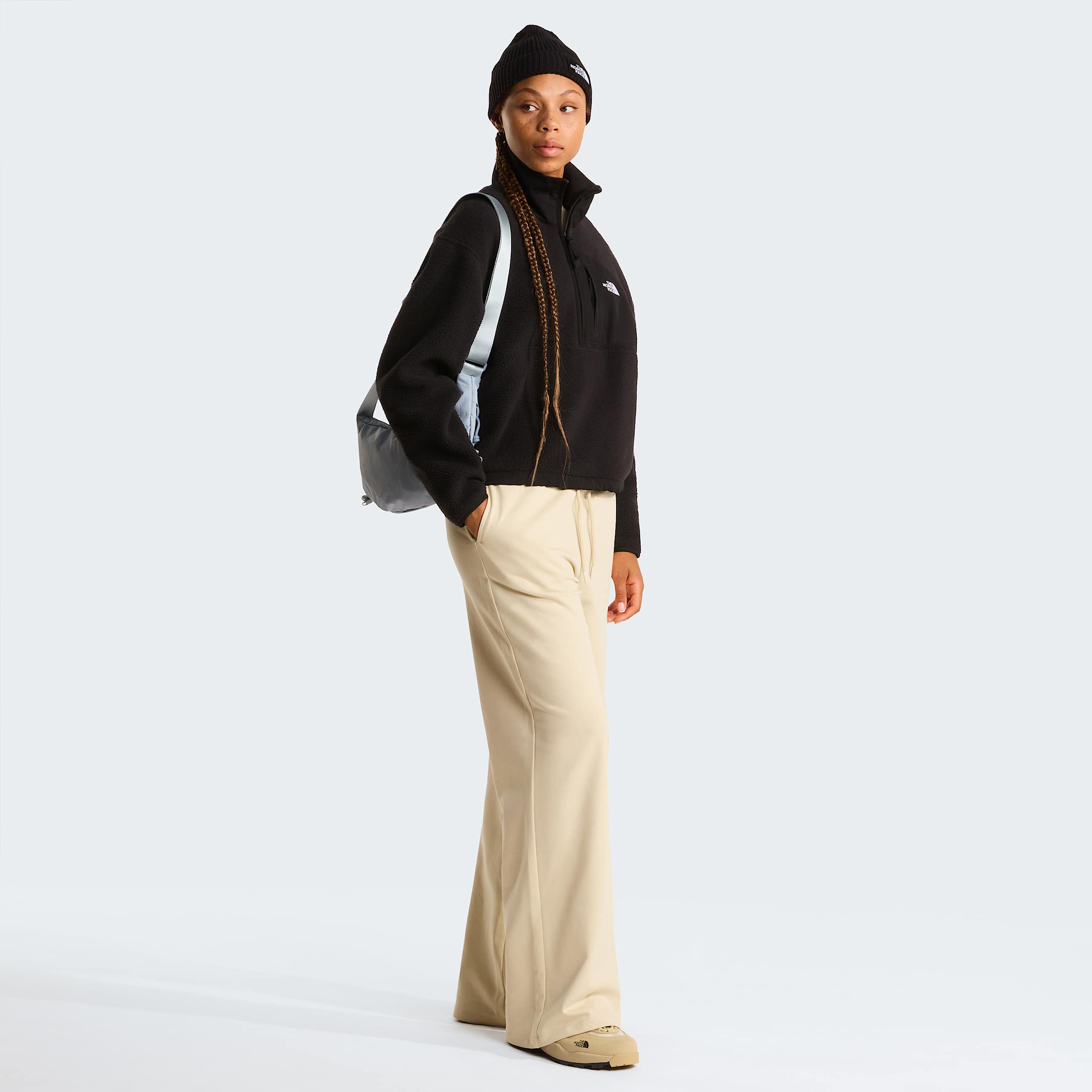 Chaqueta polar con media cremallera Yumiori OffPeak para mujer TNF TNF Black ALT1