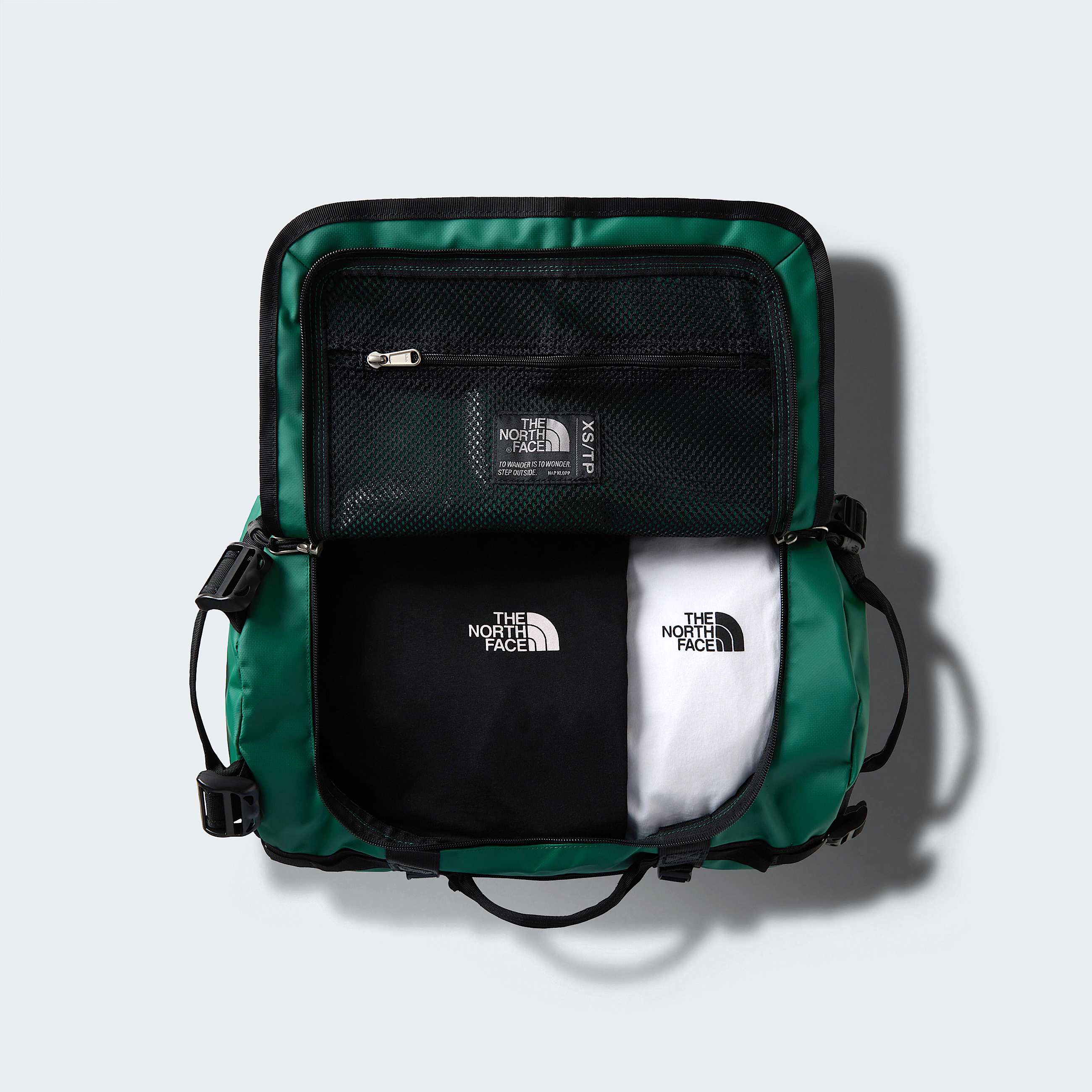 Base Camp Duffel 31L  Extra Small TNF EvergreenTNF Black ALT2