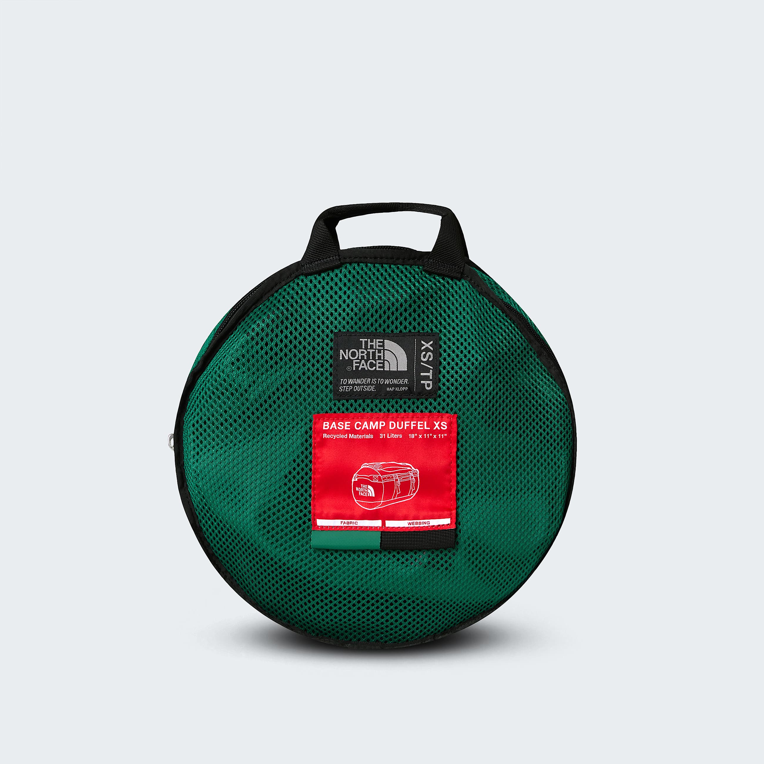 Base Camp Duffel 31L  Extra Small TNF EvergreenTNF Black ALT5