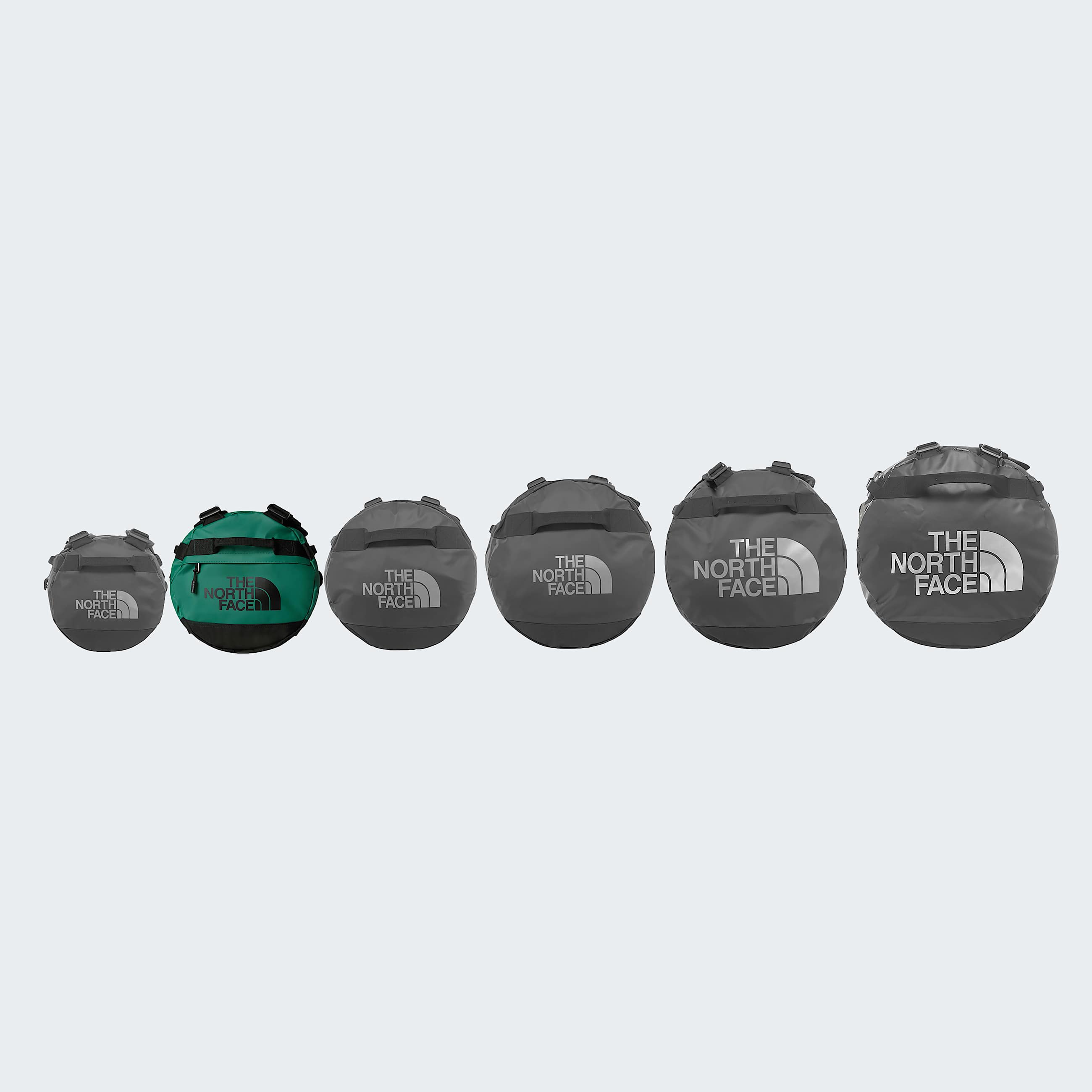 Base Camp Duffel 50L  Small TNF EvergreenTNF Black ALT4
