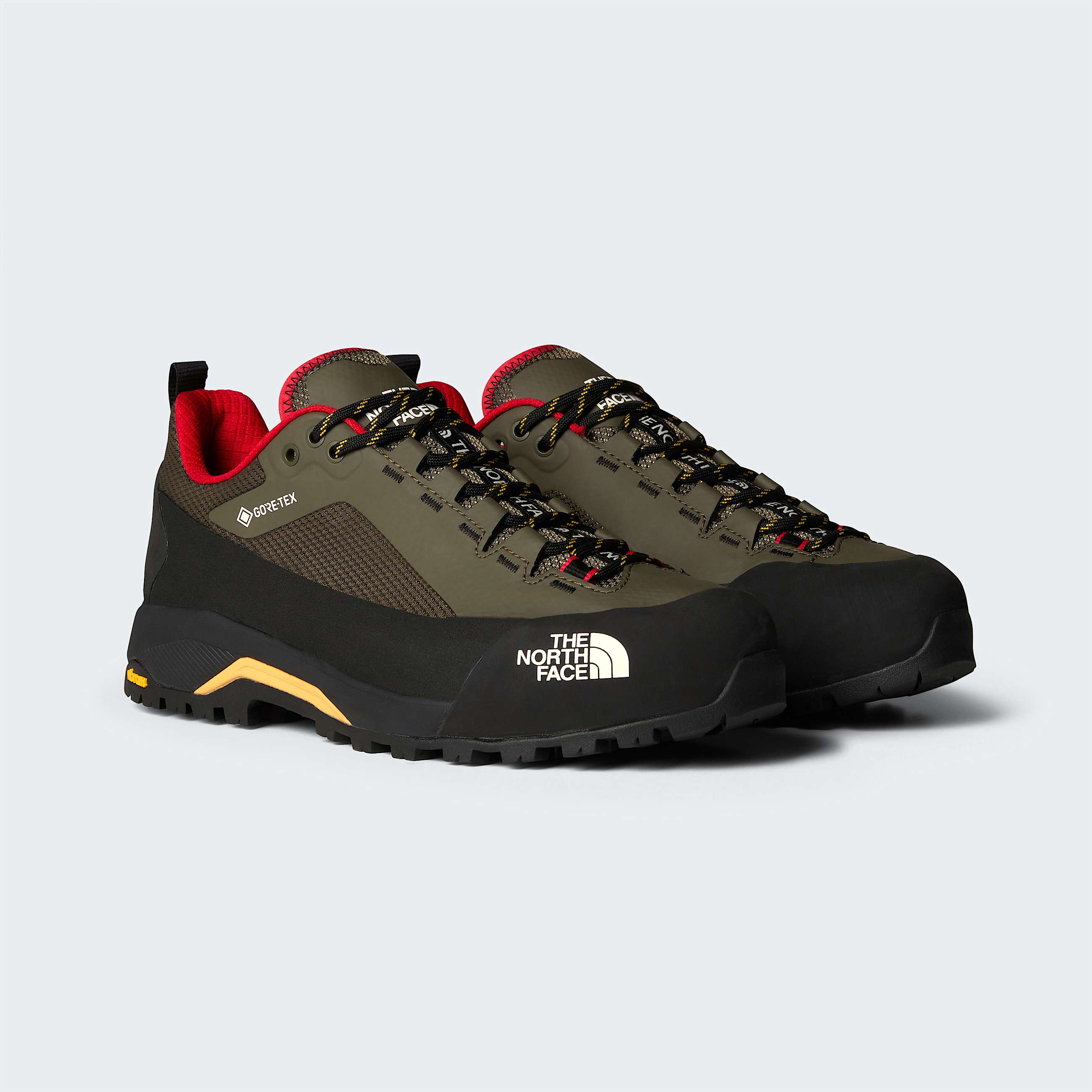 Mens Verto GORETEX Alpine Shoes TNF New Taupe GreenSummit Gold ALT8