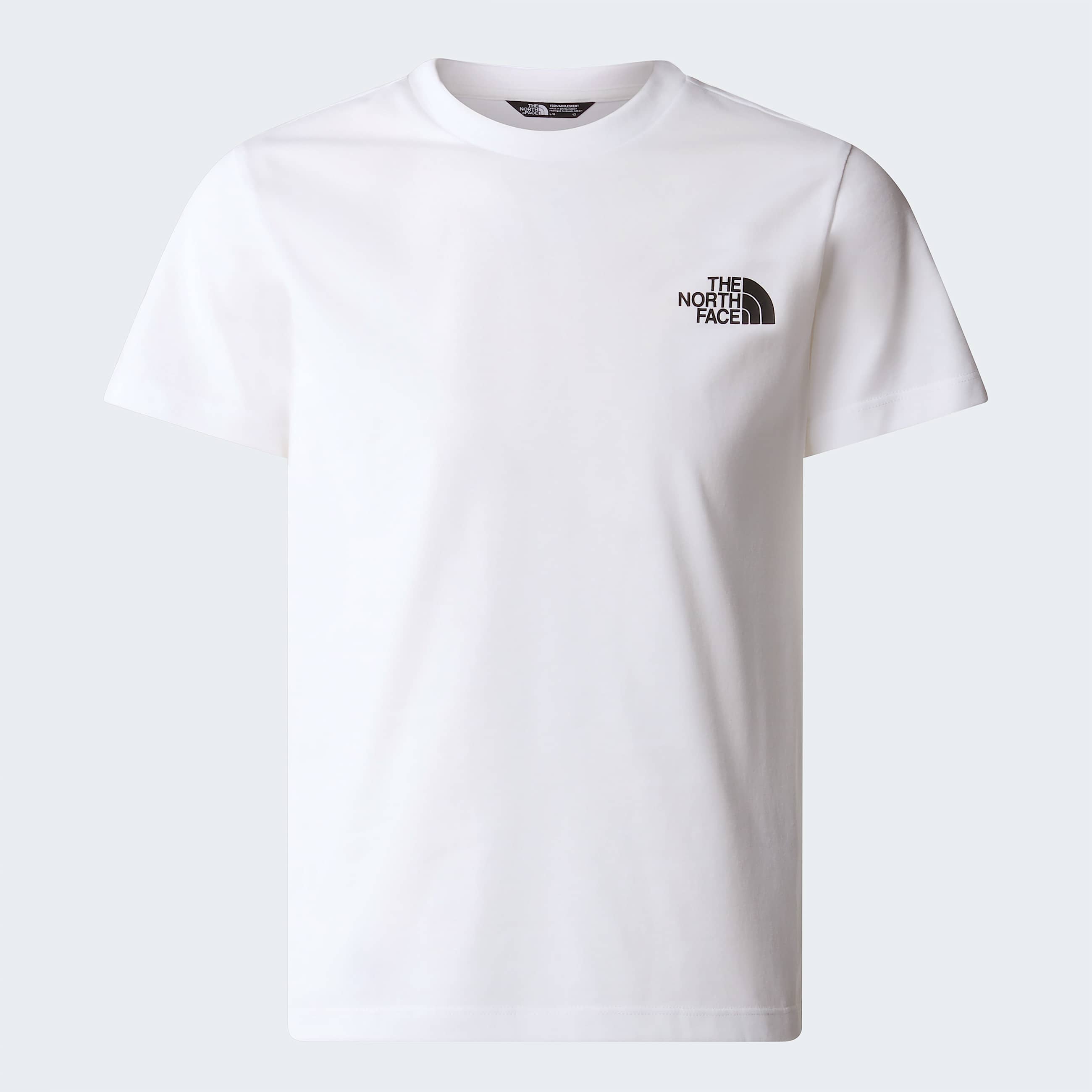 Teens Simple Dome TShirt TNF TNF White ALT20