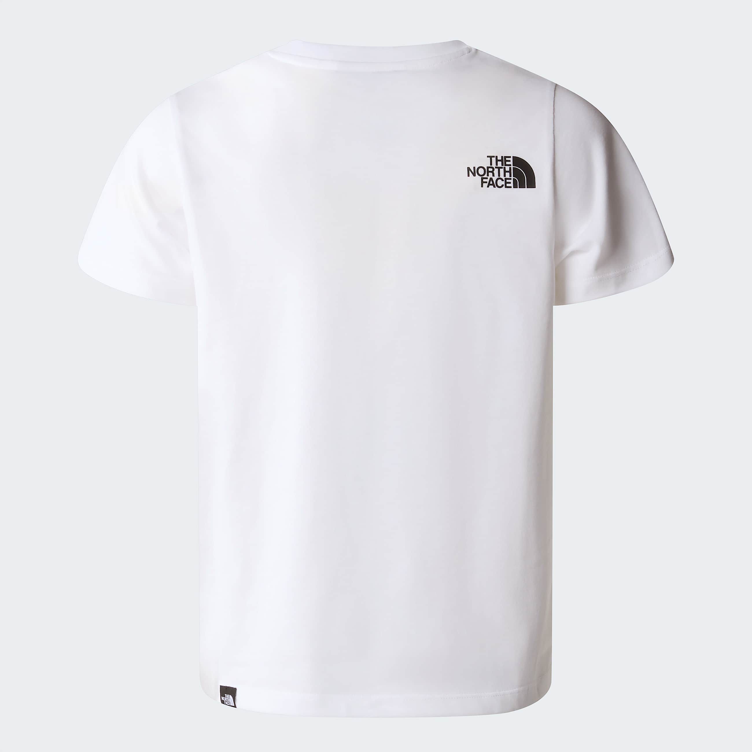Teens Simple Dome TShirt TNF TNF White ALT21