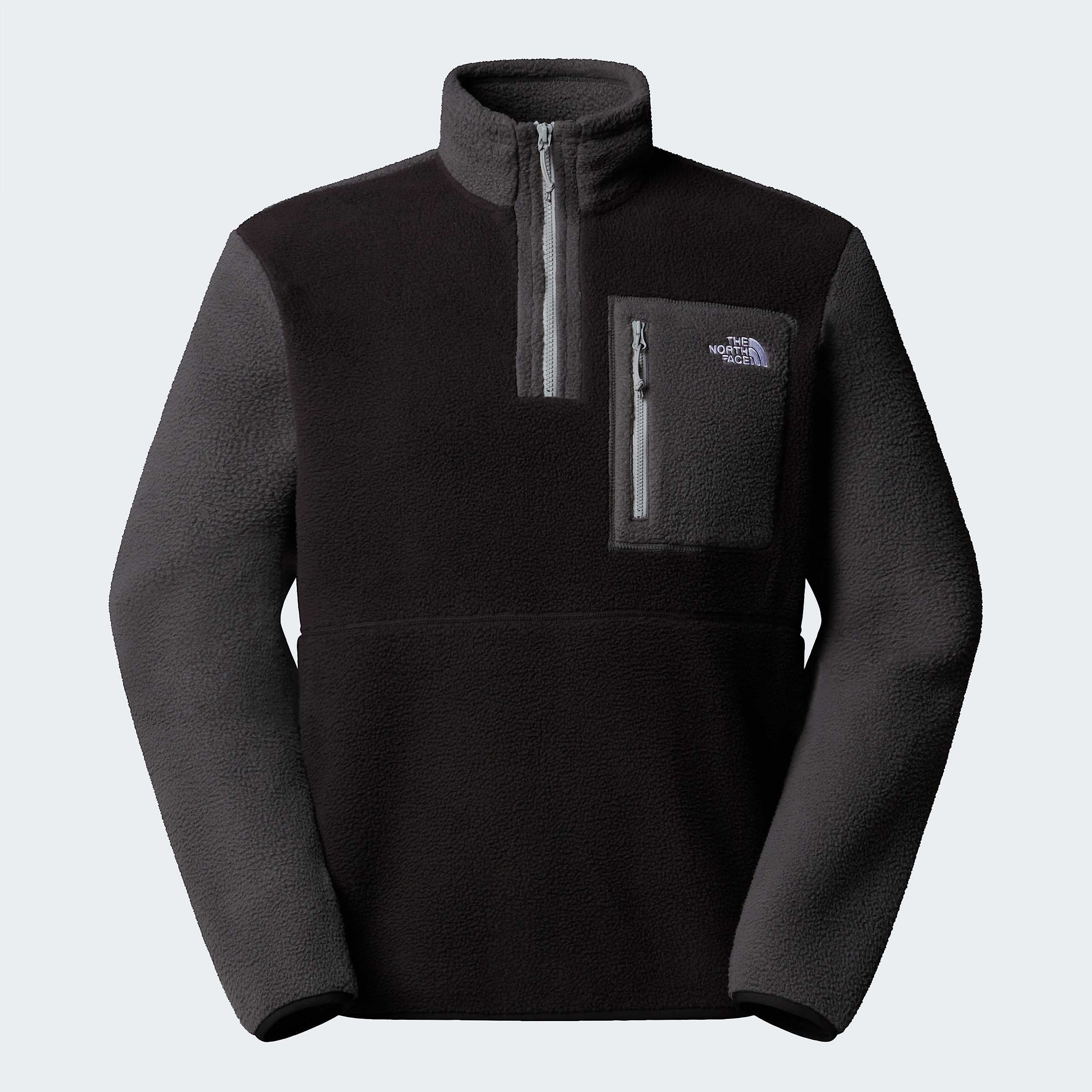 Yumiorifleecejas met kwartrits voor heren TNF TNF BlackAsphalt GreyMonument Grey ALT20