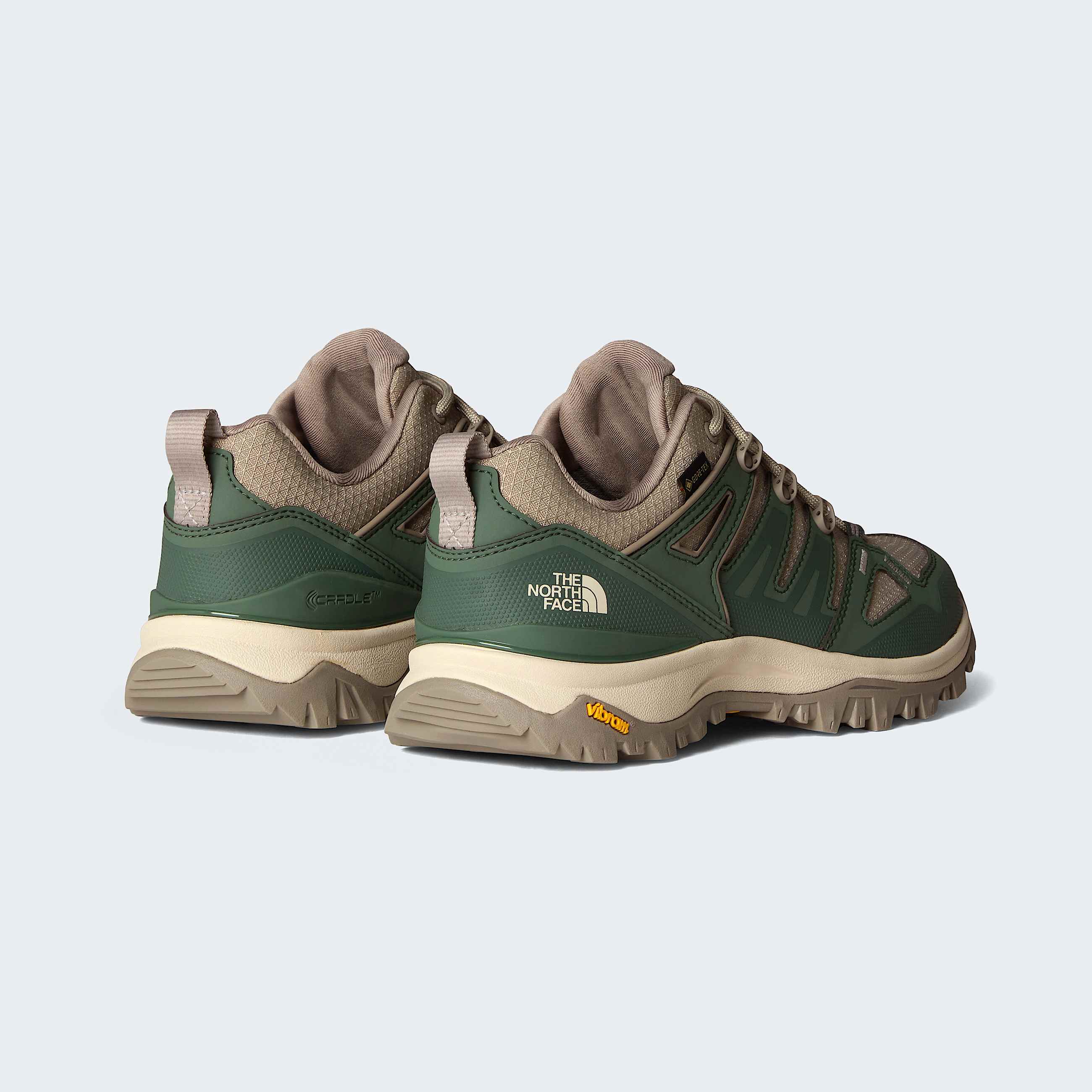 Womens Hedgehog GORETEX Hiking Shoes TNF Duck GreenClay Green ALT6