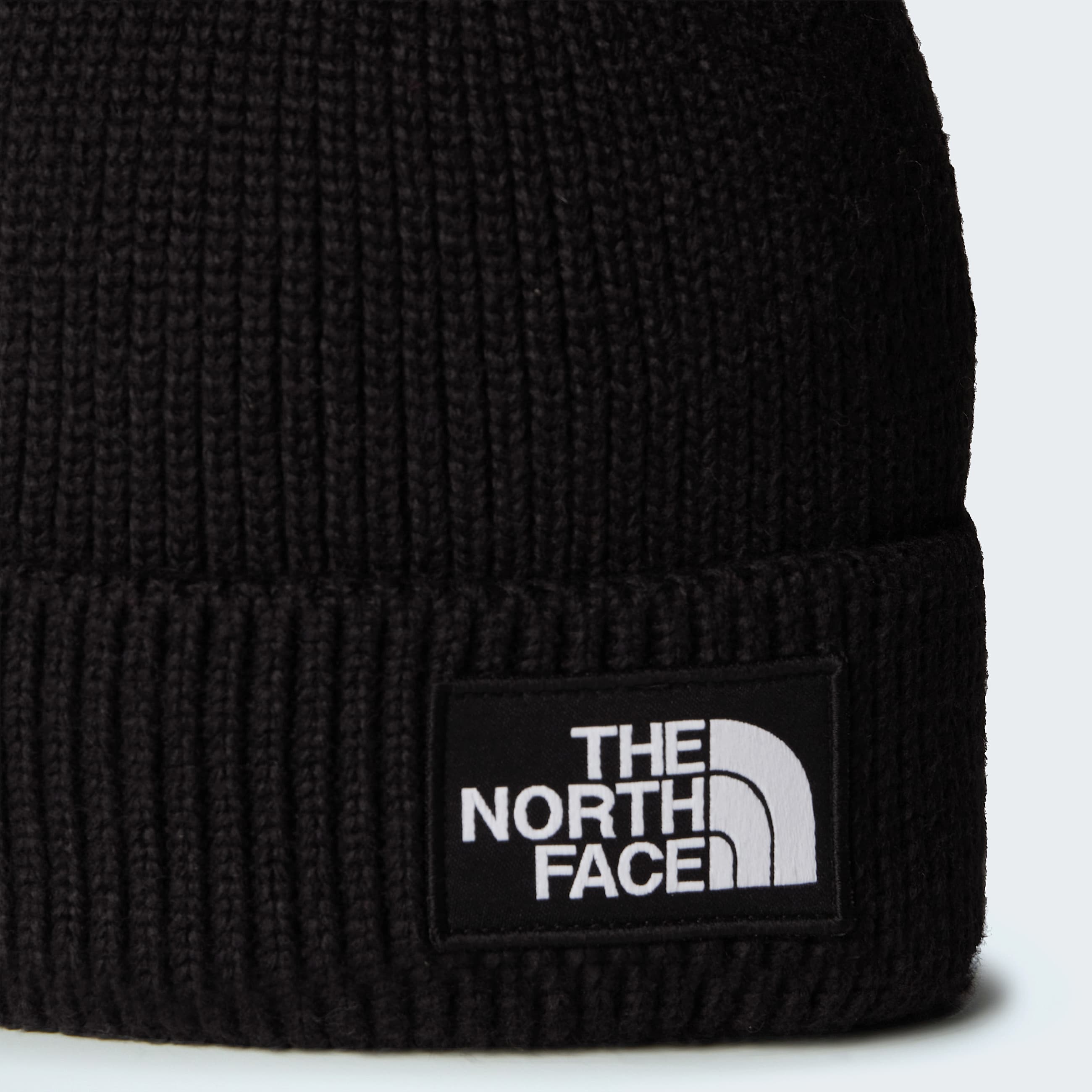 TNF Logo Box Cuffed Beanie TNF TNF Black ALT2