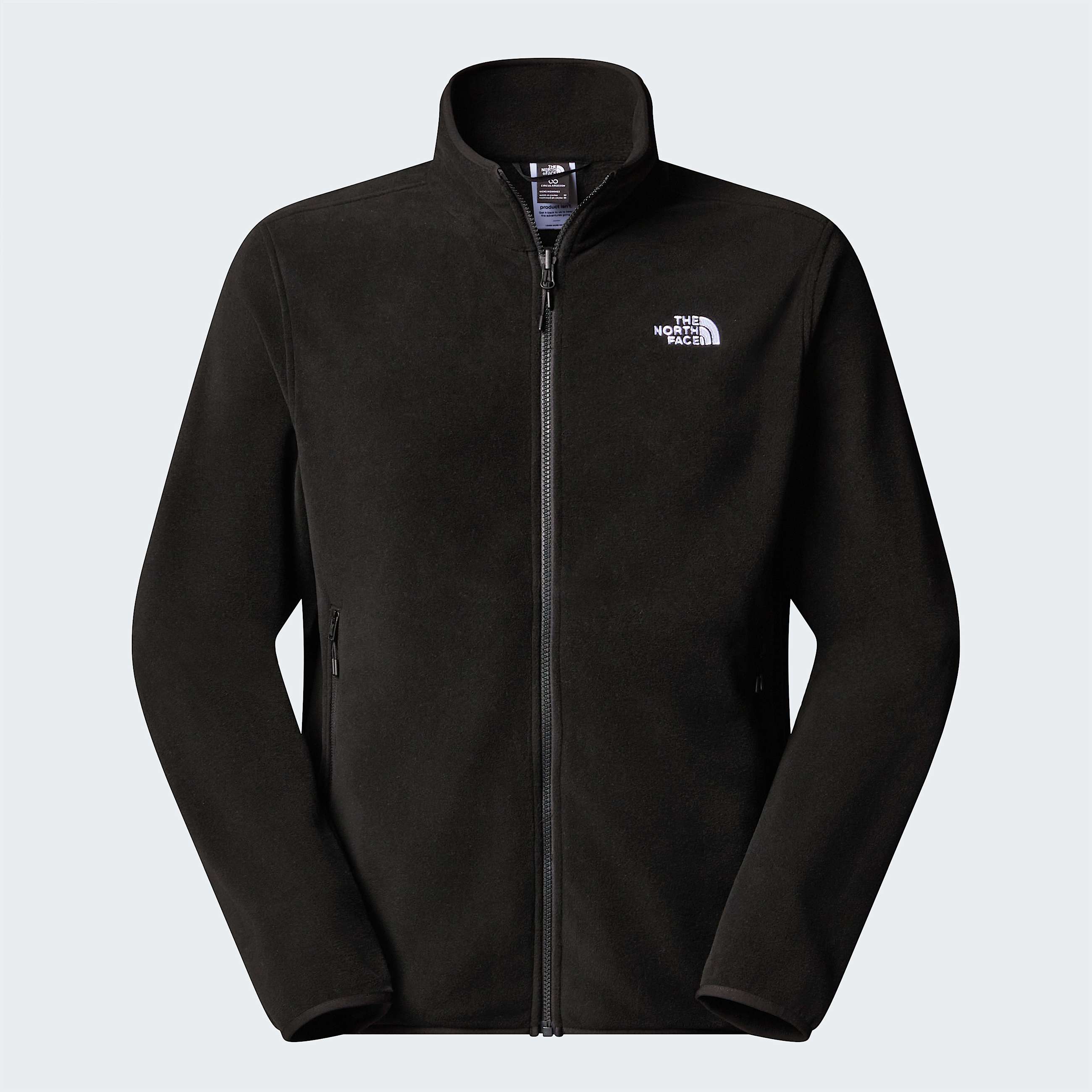 Pile Glacier con cerniera integrale da uomo TNF TNF Black ALT20