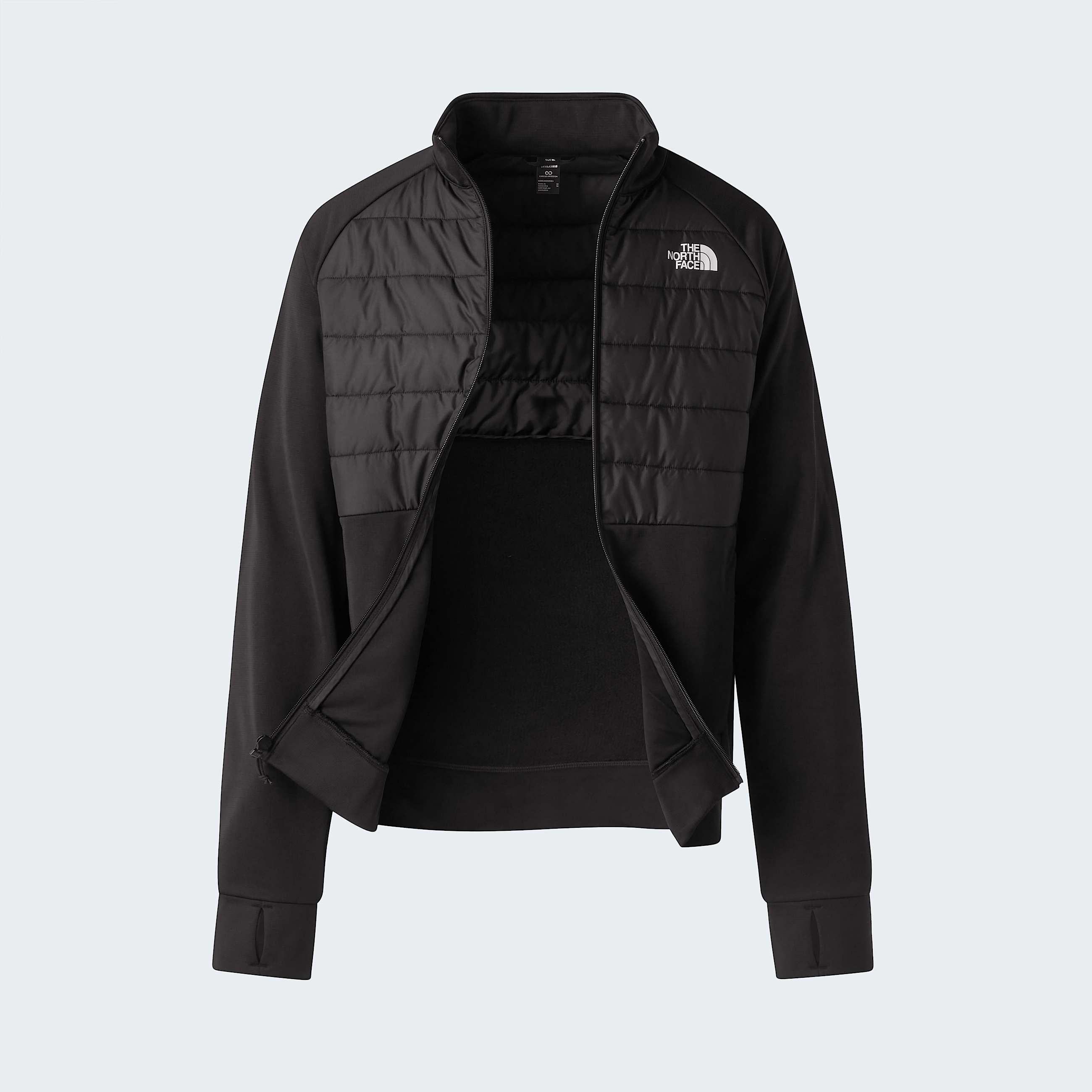 Giacca con cerniera integrale Reaxion 20 Hybrid da uomo TNF ALT17