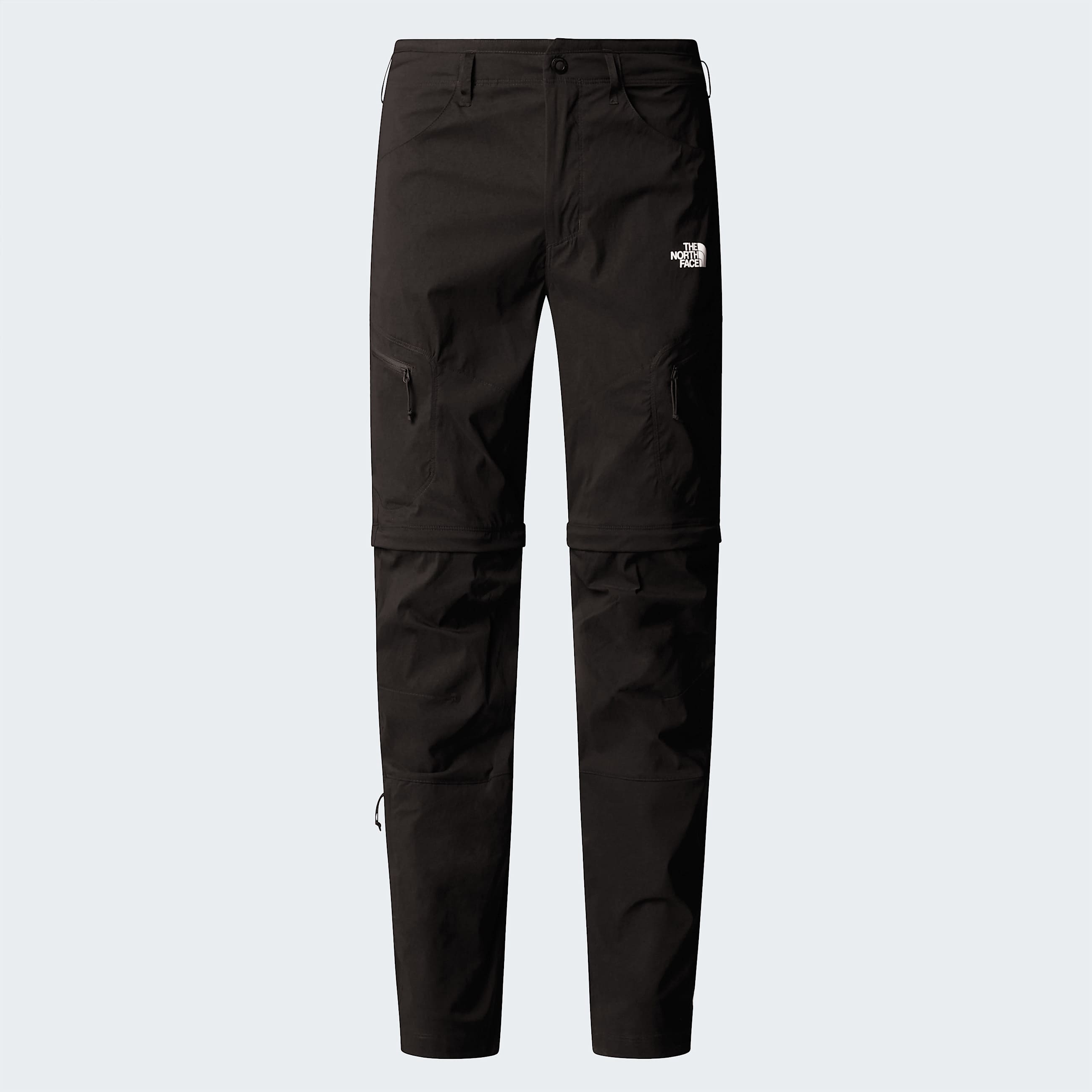 Mens Exploration Convertible Regular Tapered Trousers TNF TNF Black ALT20