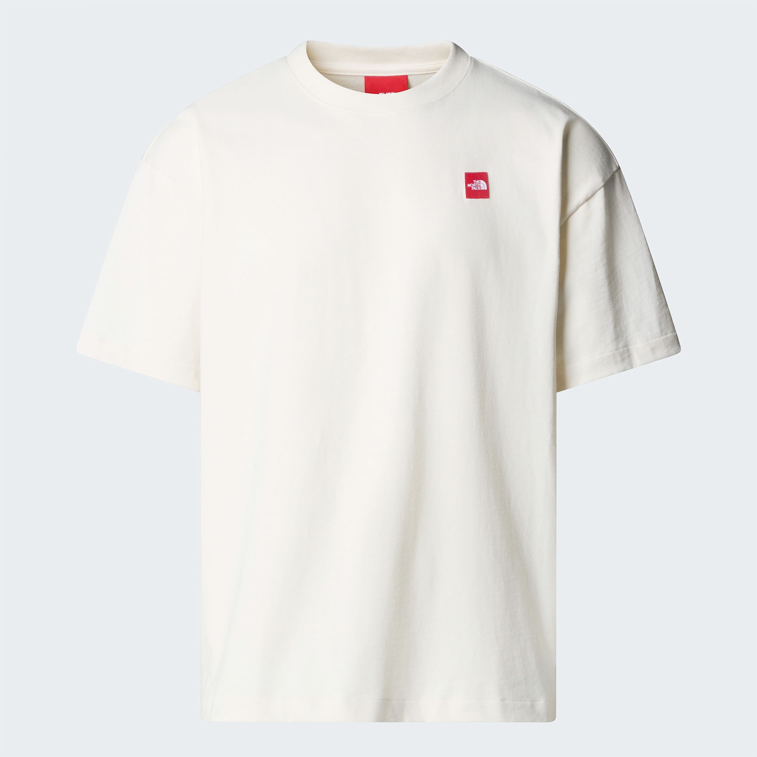 Tshirt de malha Red Box unissexo TNF White Dune HERO