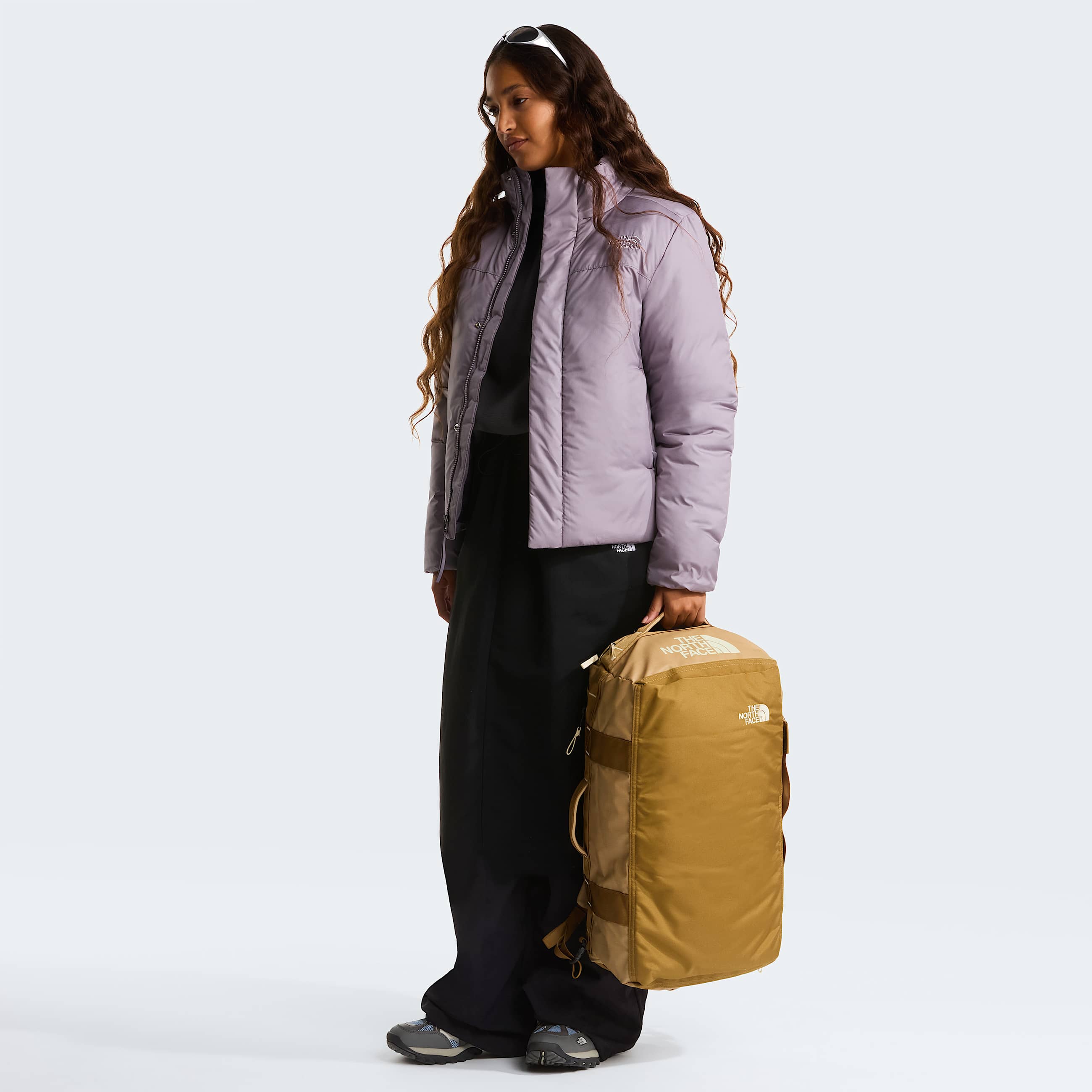 Base Camp Voyager DuffelTasche 32 Liter TNF Khaki StoneUtility BrownDesert Stone ALT7