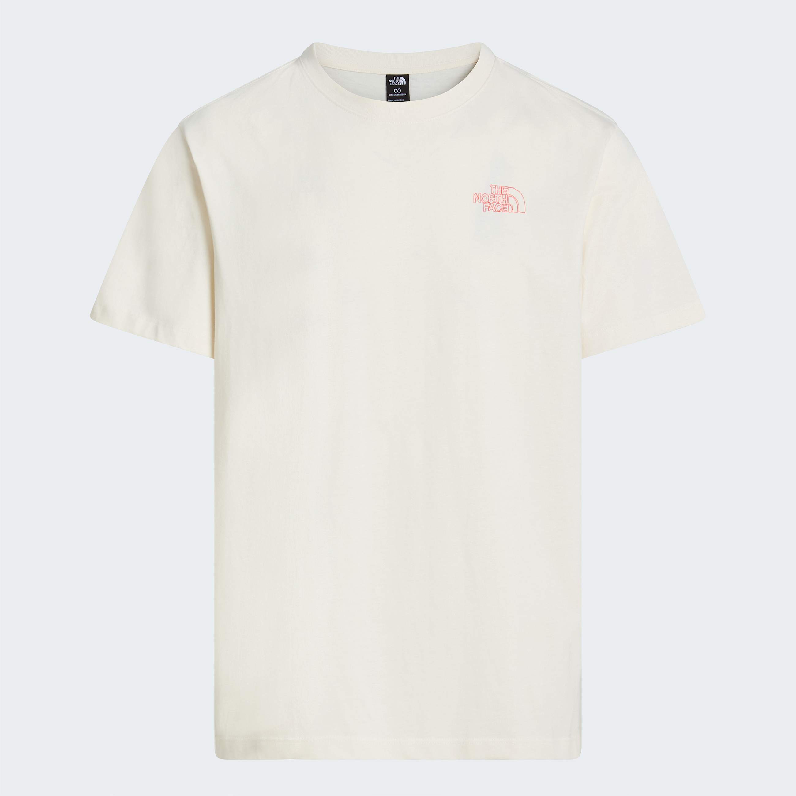 Unisex Flower Scribble Relaxed TShirt TNF ALT1