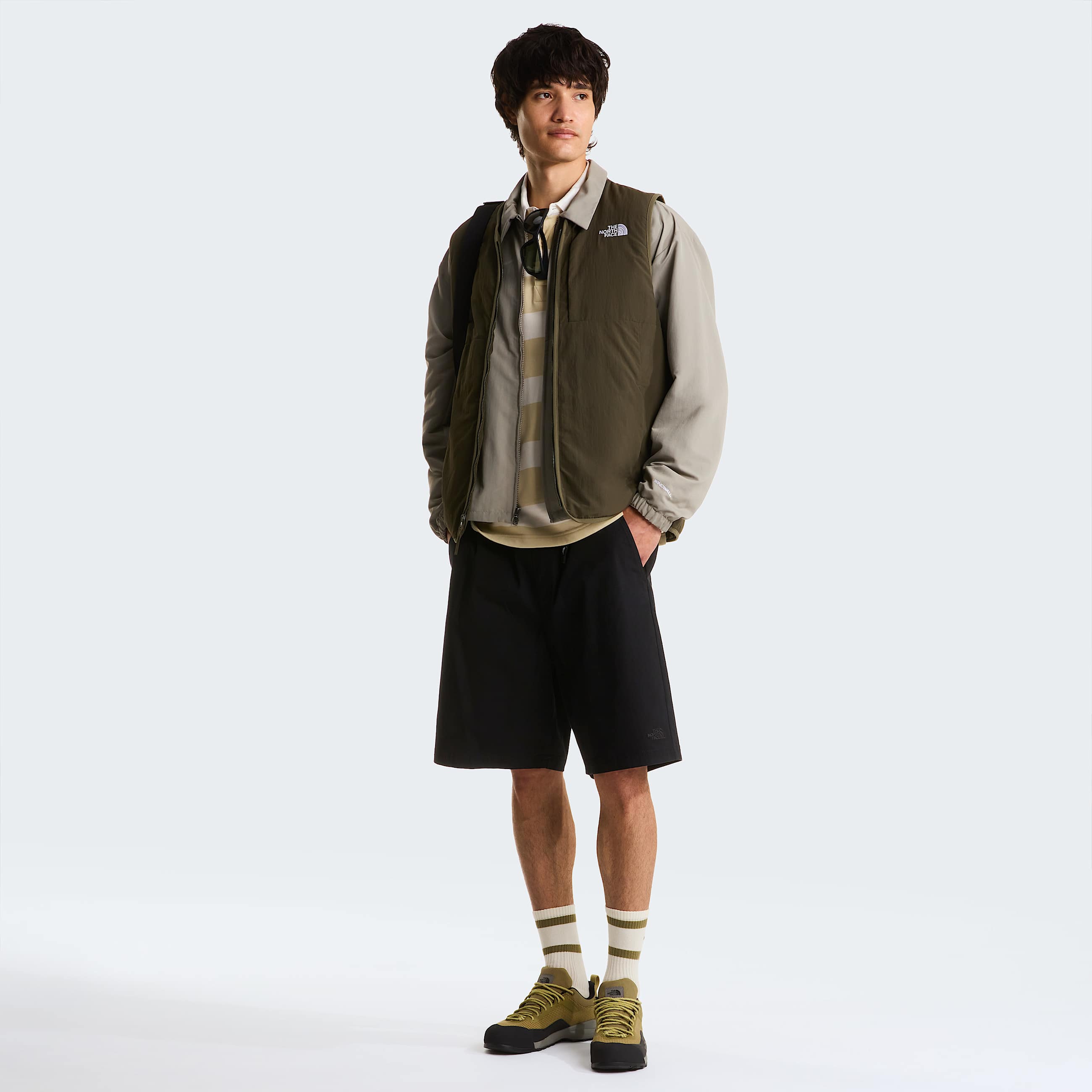 Gilet Ilti Liner unisex TNF New Taupe Green ALT3