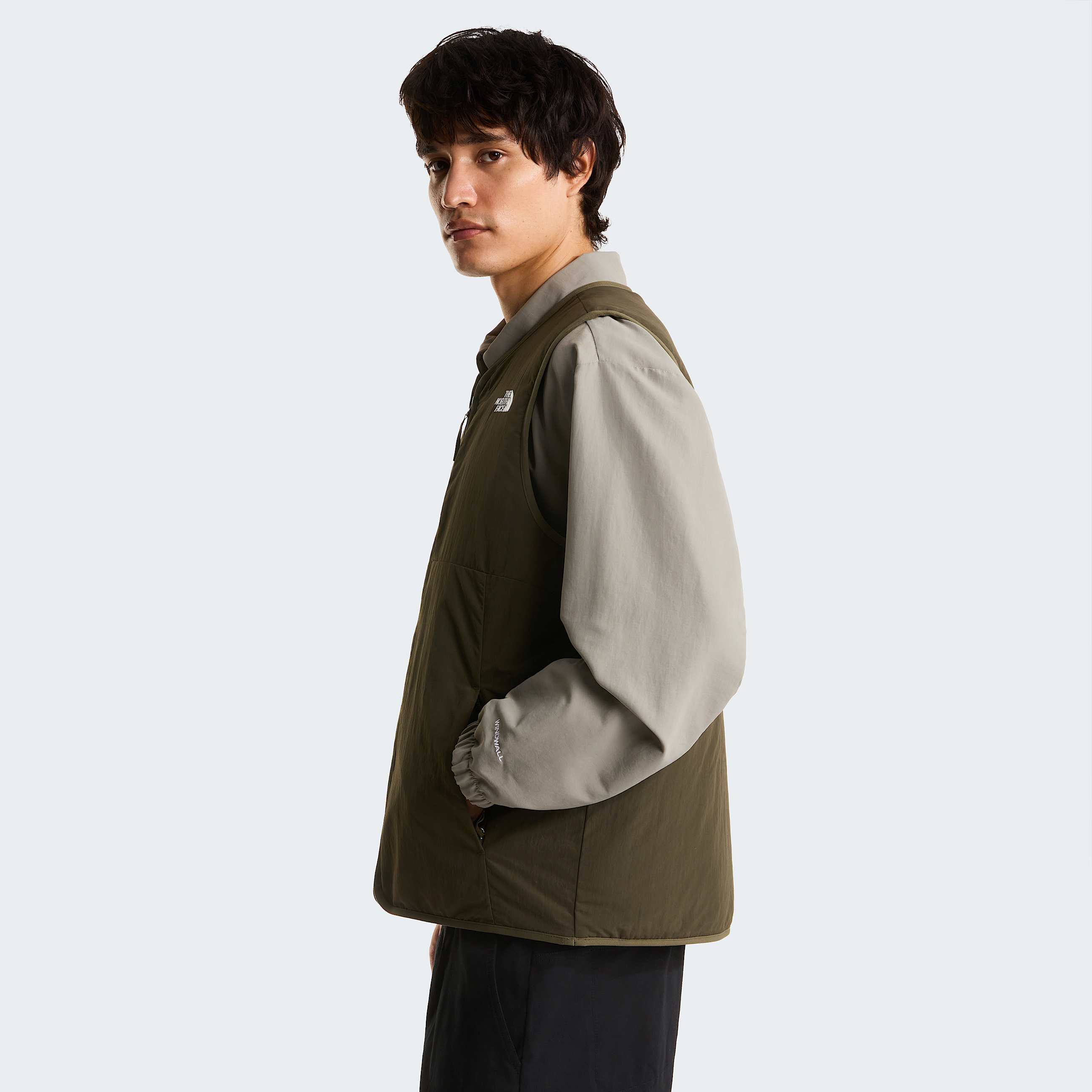 Gilet Ilti Liner unisex TNF New Taupe Green ALT4