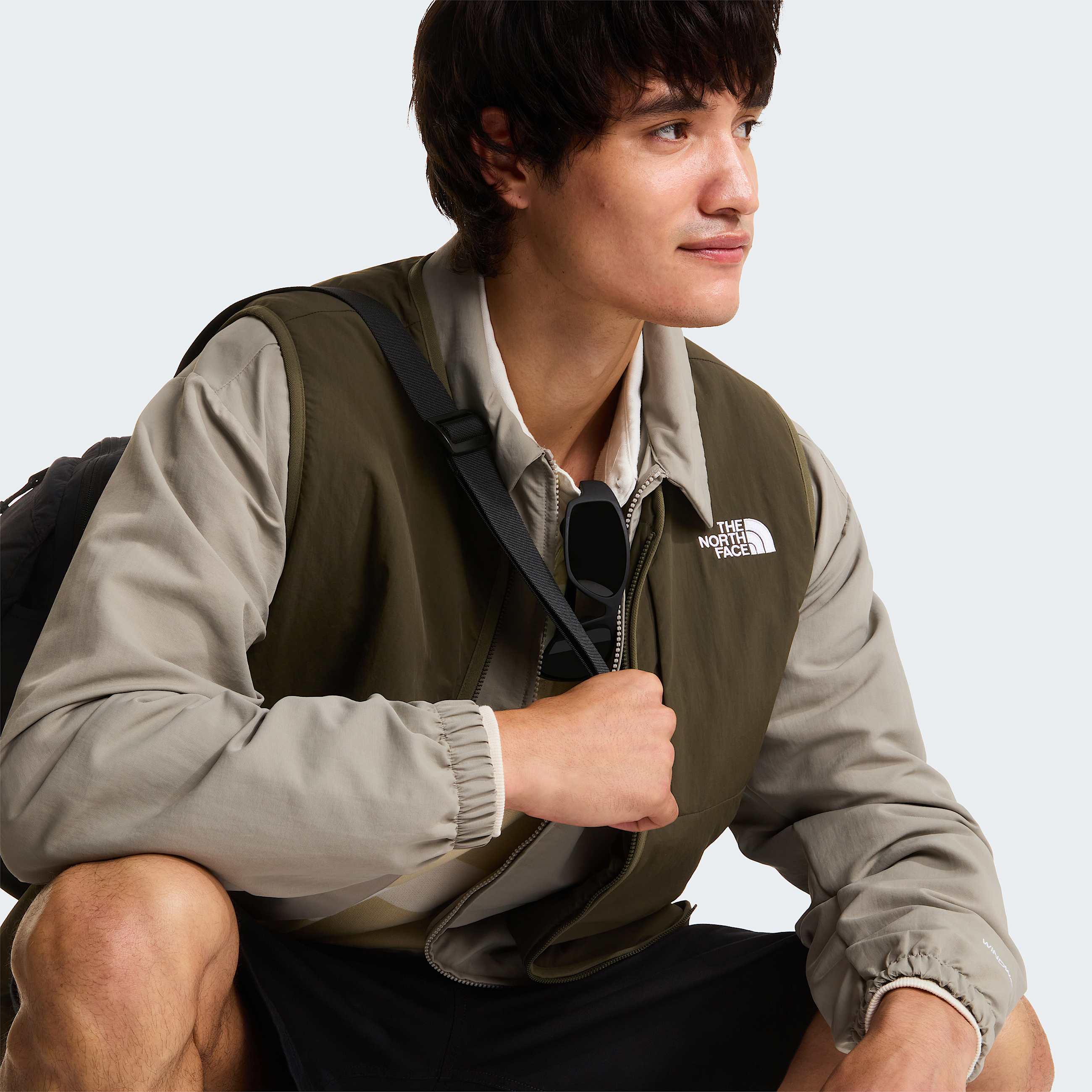 Gilet Ilti Liner unisex TNF New Taupe Green ALT9