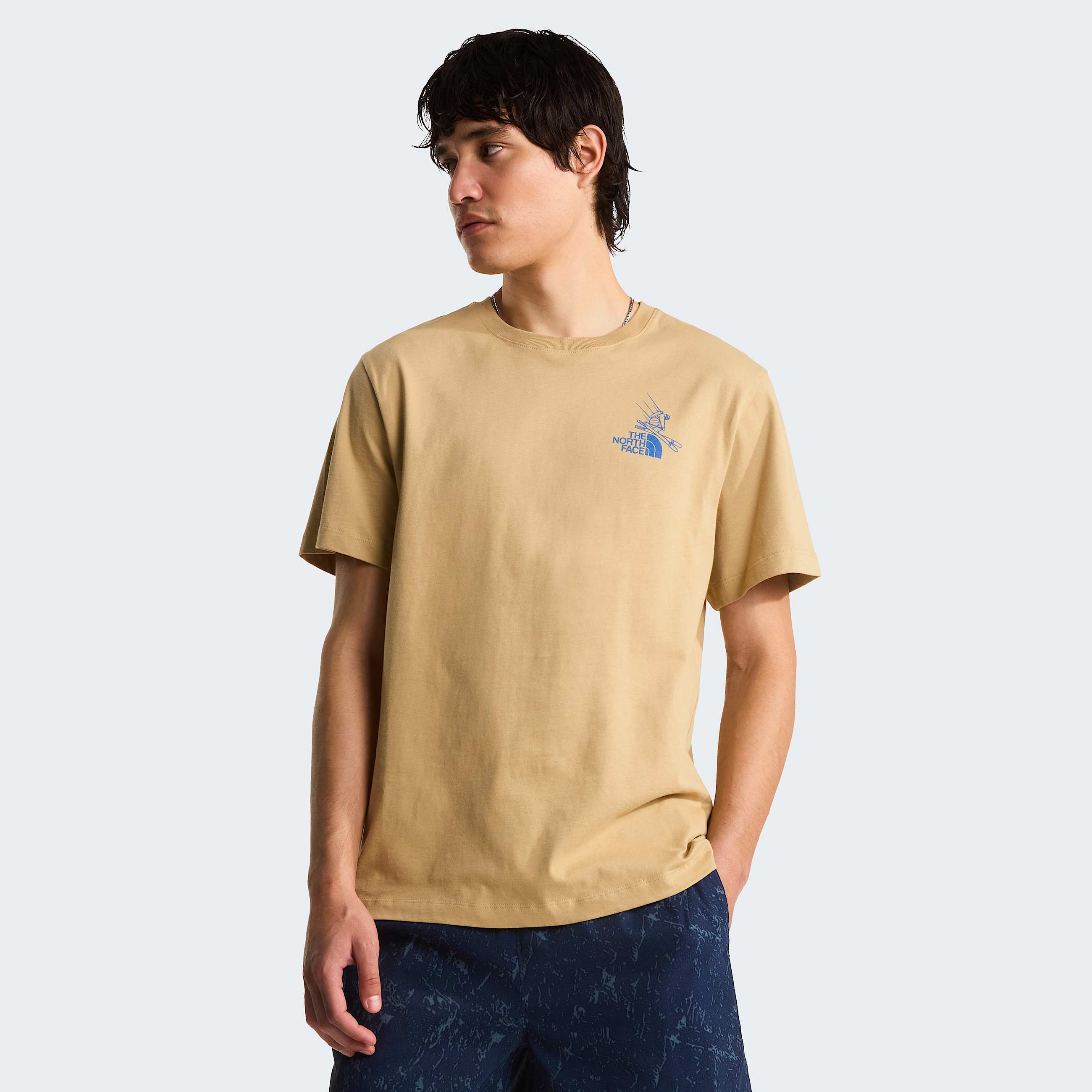 Unisex Mountain Celebration Regular Graphic TShirt TNF Khaki Stone ALT3