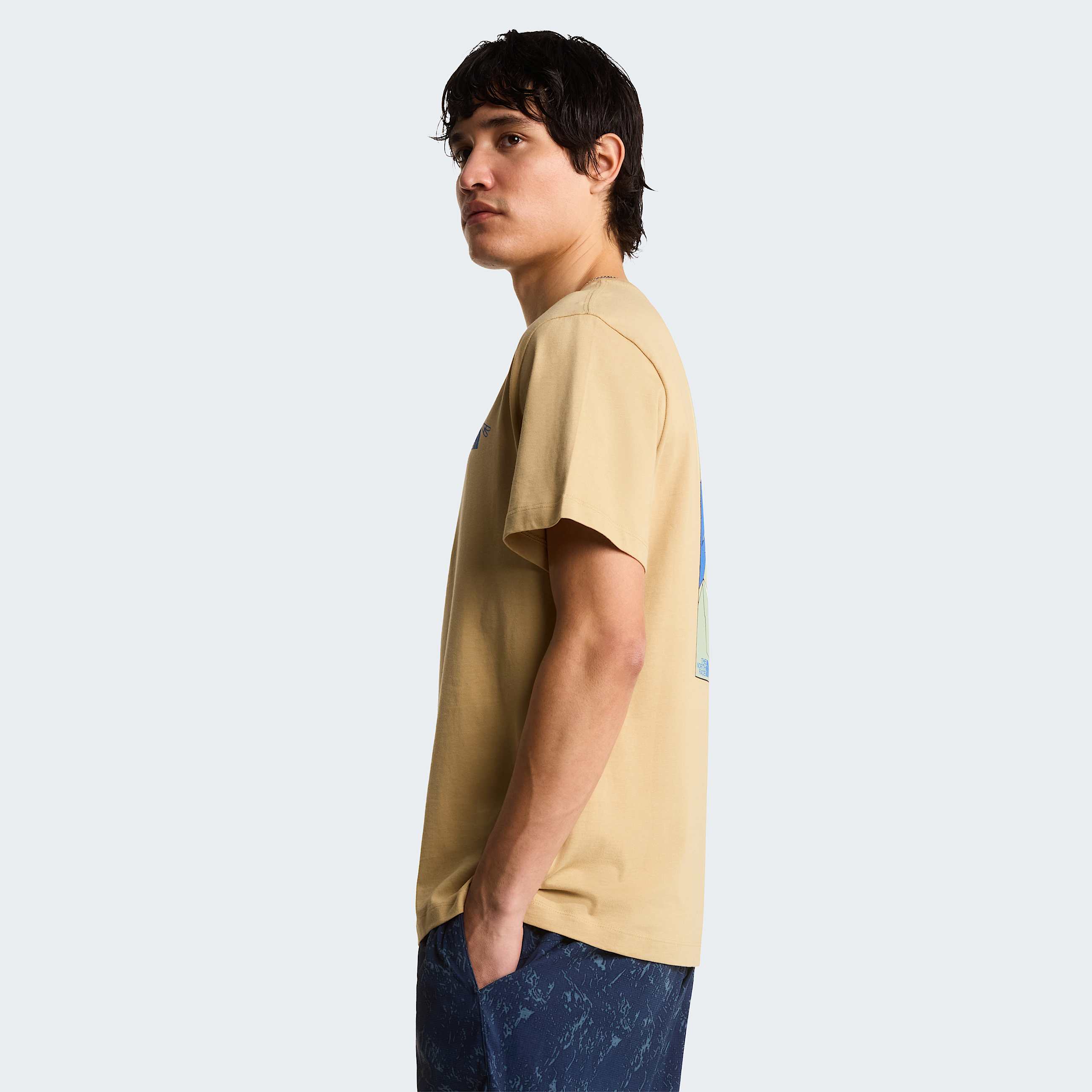 Unisex Mountain Celebration Regular Graphic TShirt TNF Khaki Stone ALT5