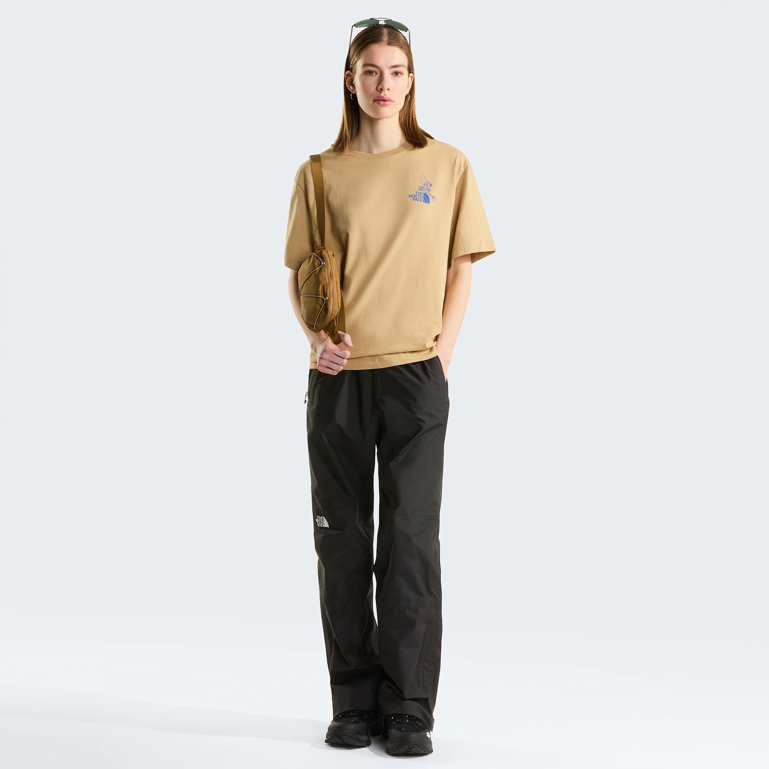 Unisex Mountain Celebration Regular Graphic TShirt TNF Khaki Stone ALT11