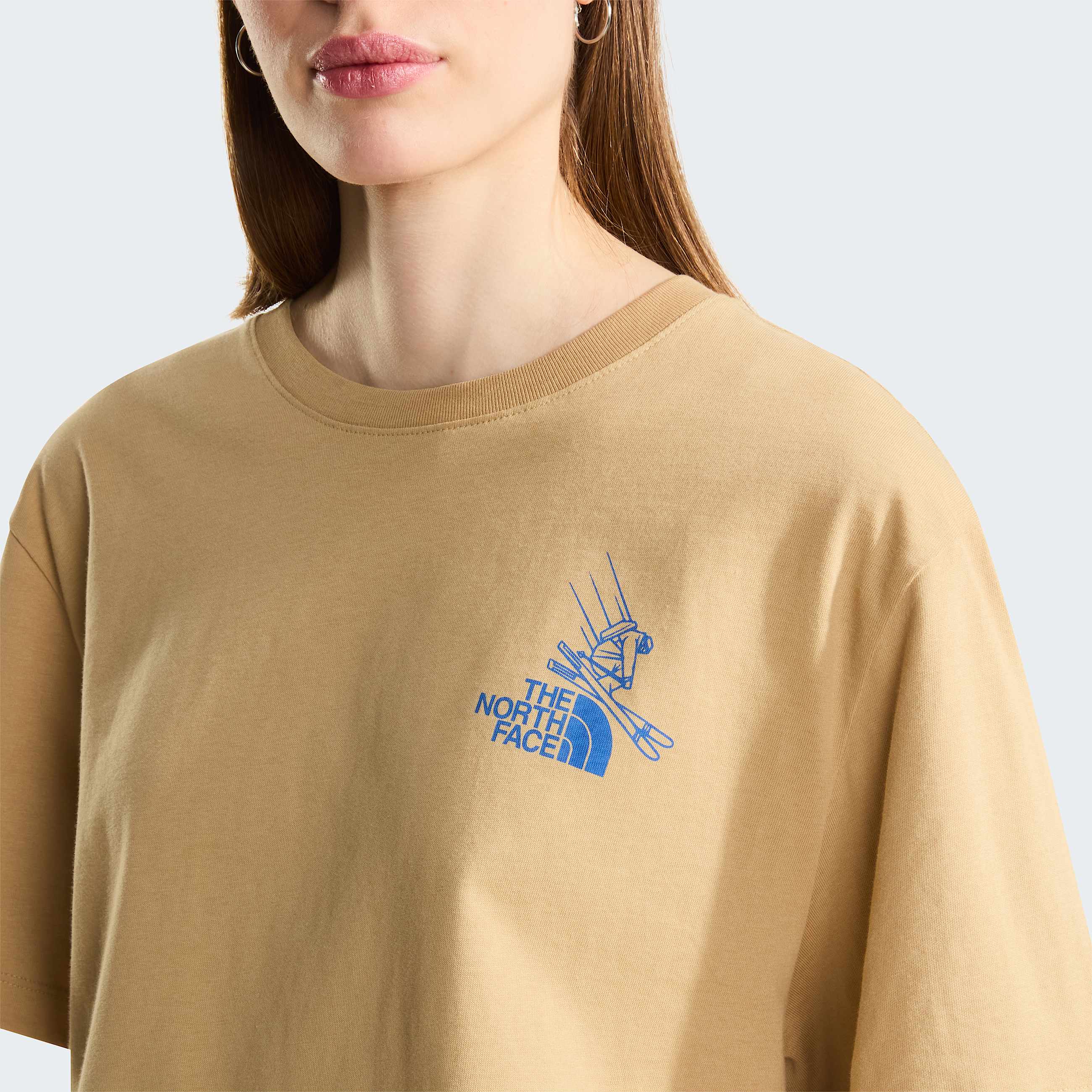 Unisex Mountain Celebration Regular Graphic TShirt TNF Khaki Stone ALT13