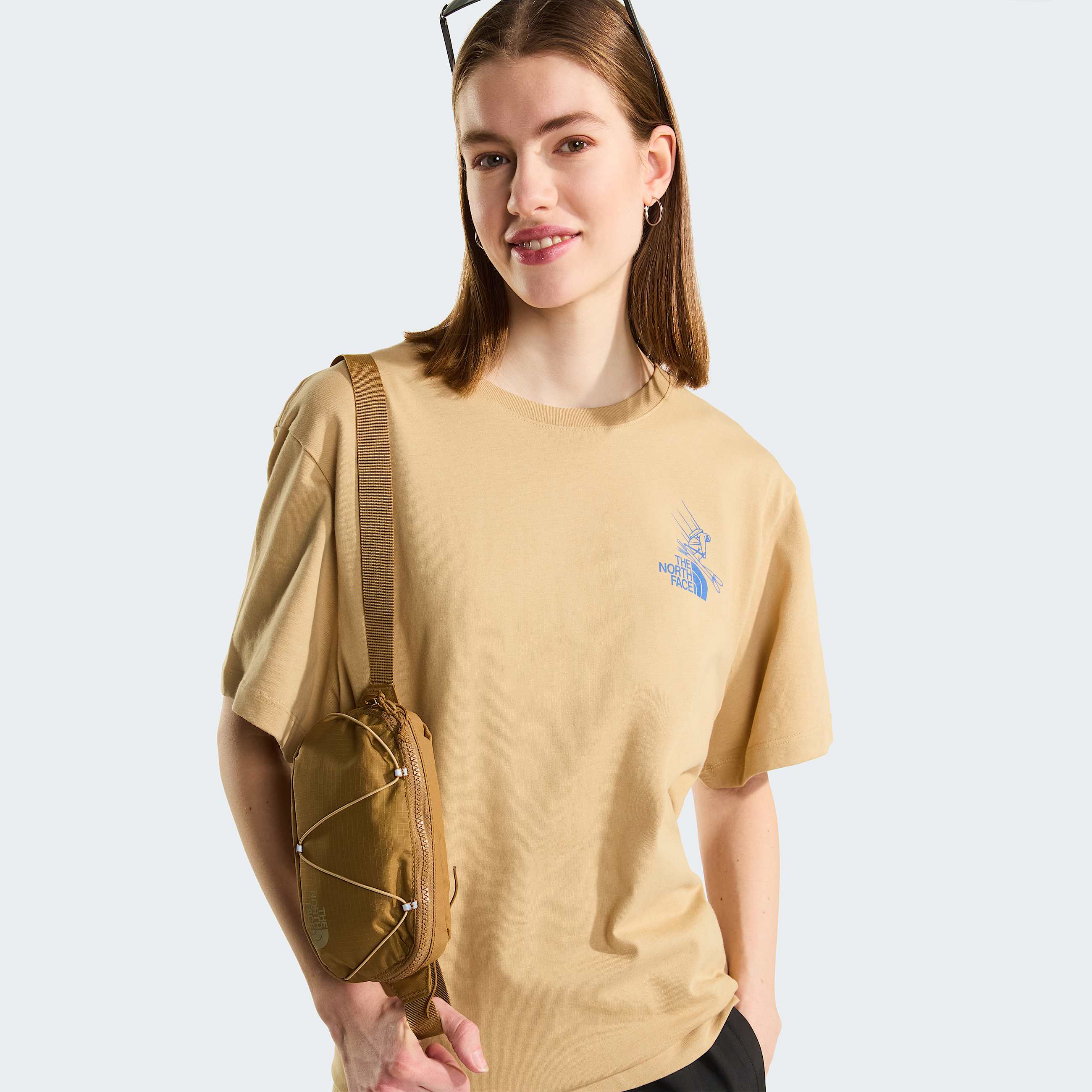 Unisex Mountain Celebration Regular Graphic TShirt TNF Khaki Stone ALT15
