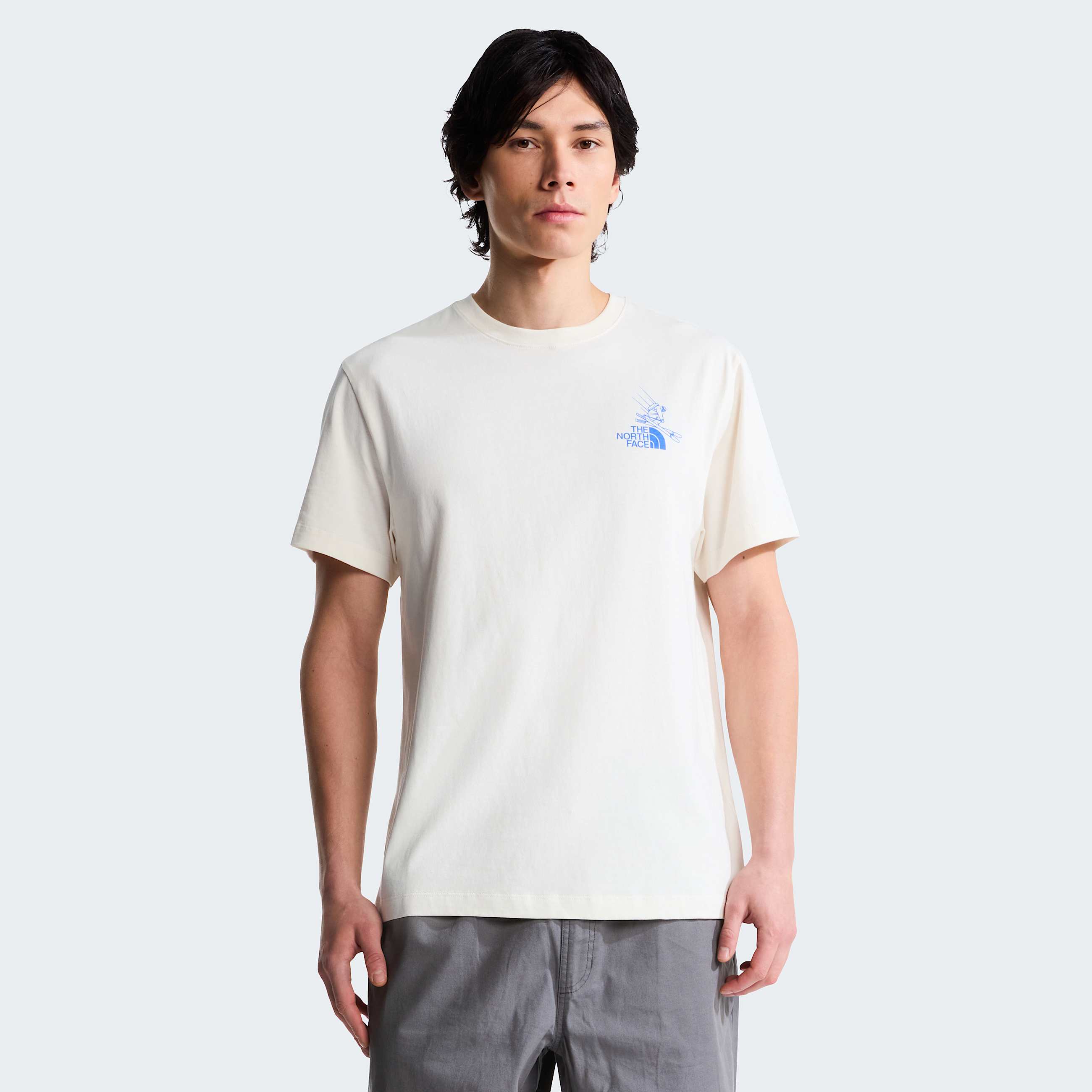 Unisex Mountain Celebration Regular Graphic TShirt TNF White Dune ALT3