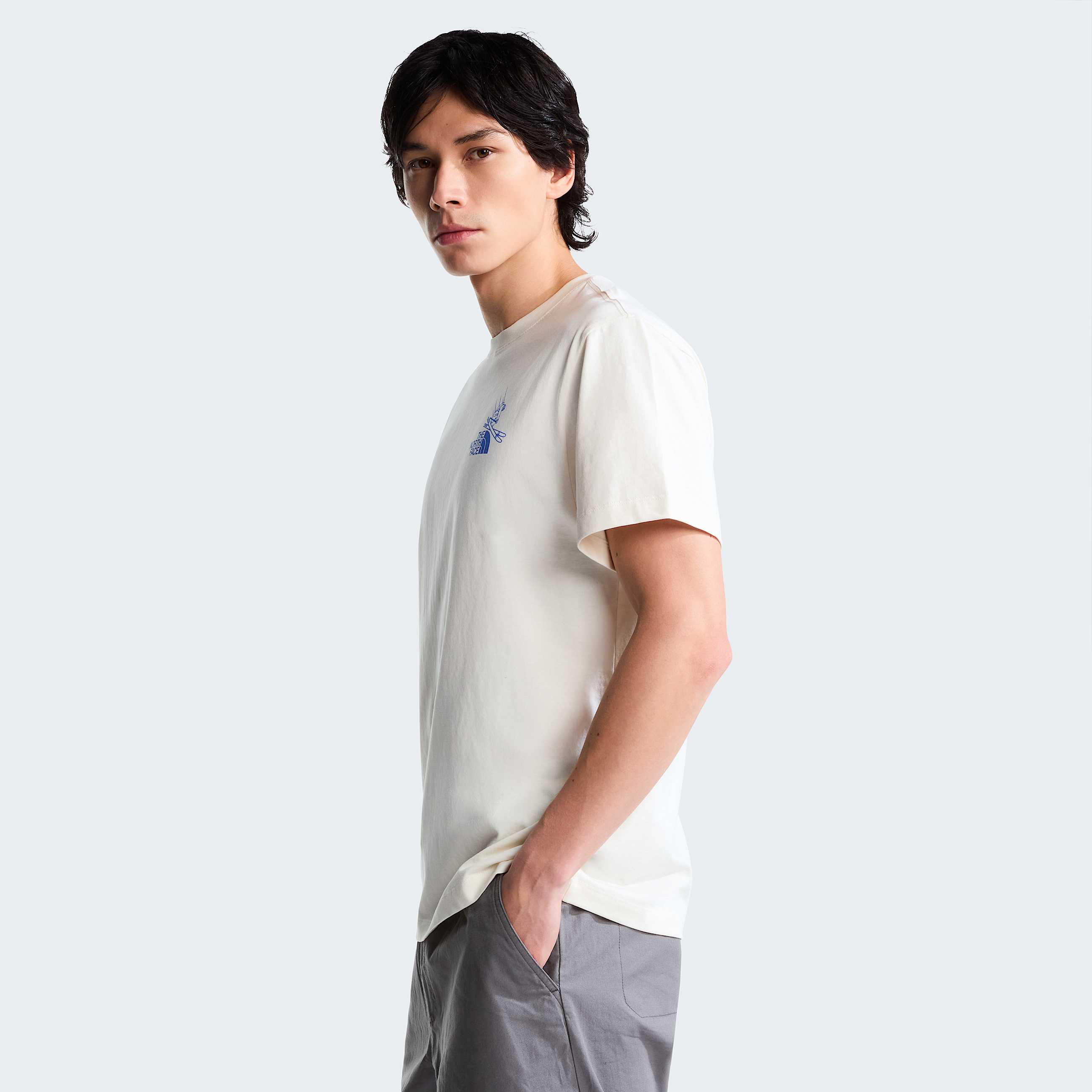 Unisex Mountain Celebration Regular Graphic TShirt TNF White Dune ALT5